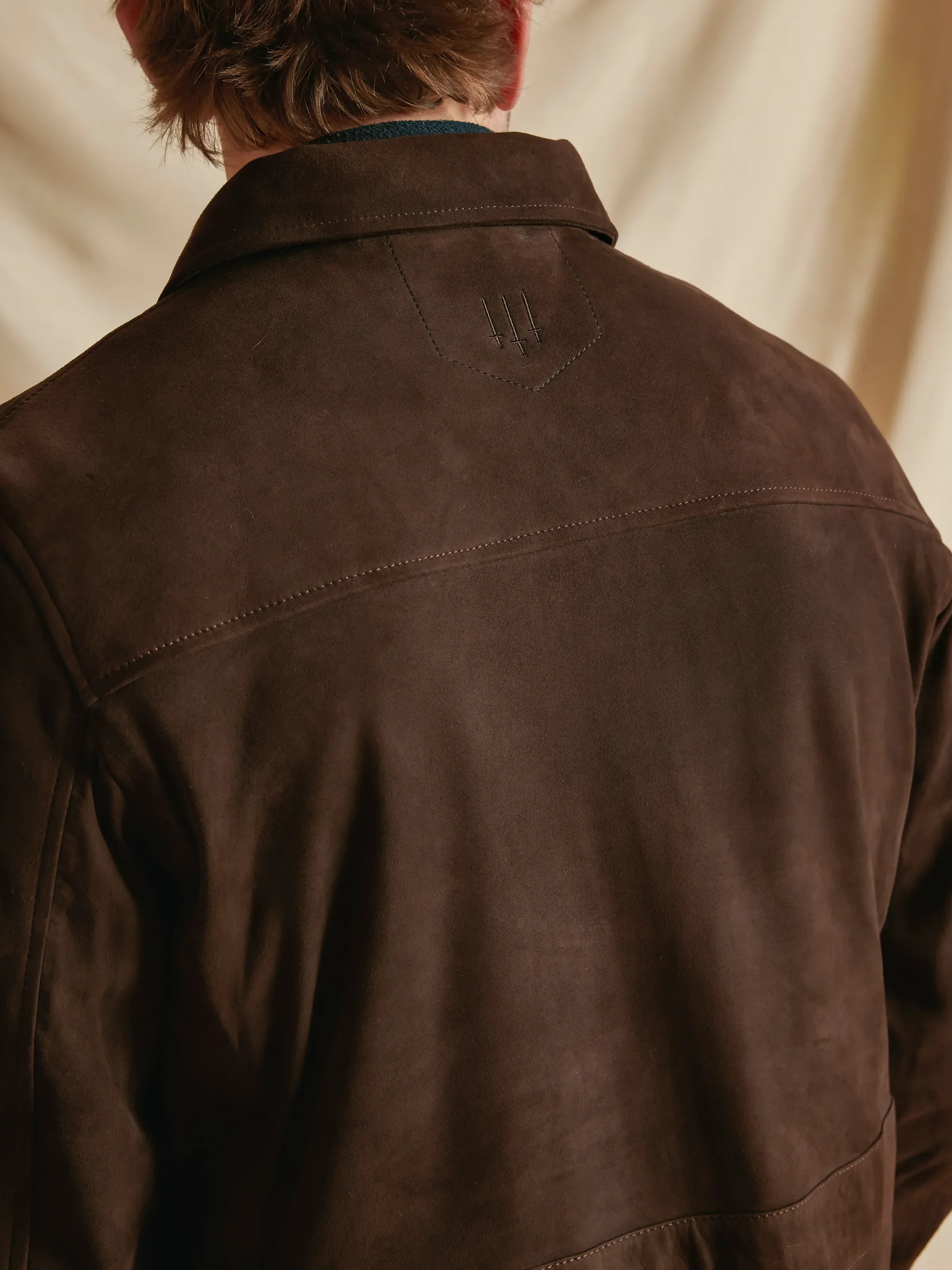 Jude Jacket - Chocolate Suede - Image 5