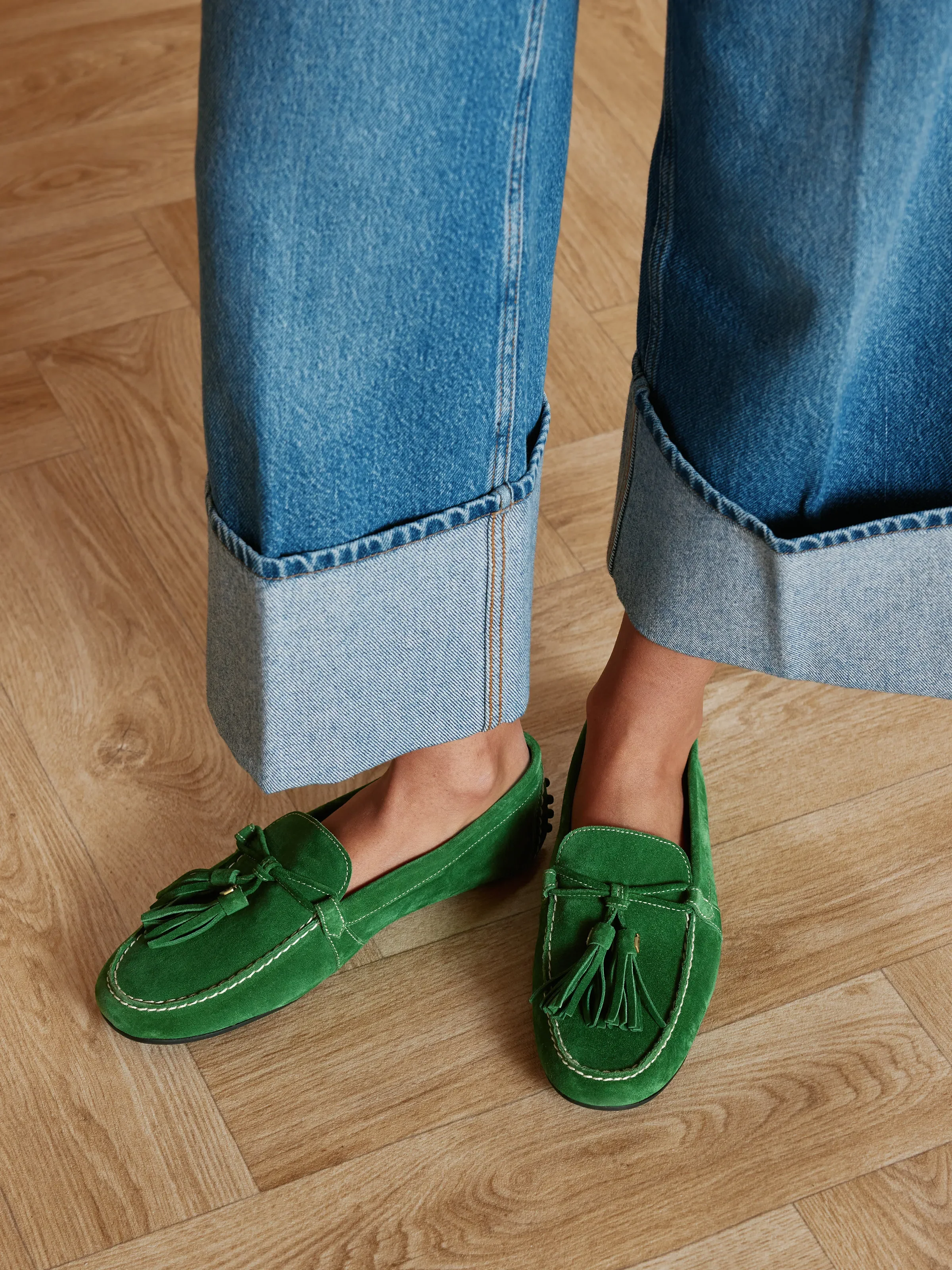 Rutland - Clover Green Suede - Image 7