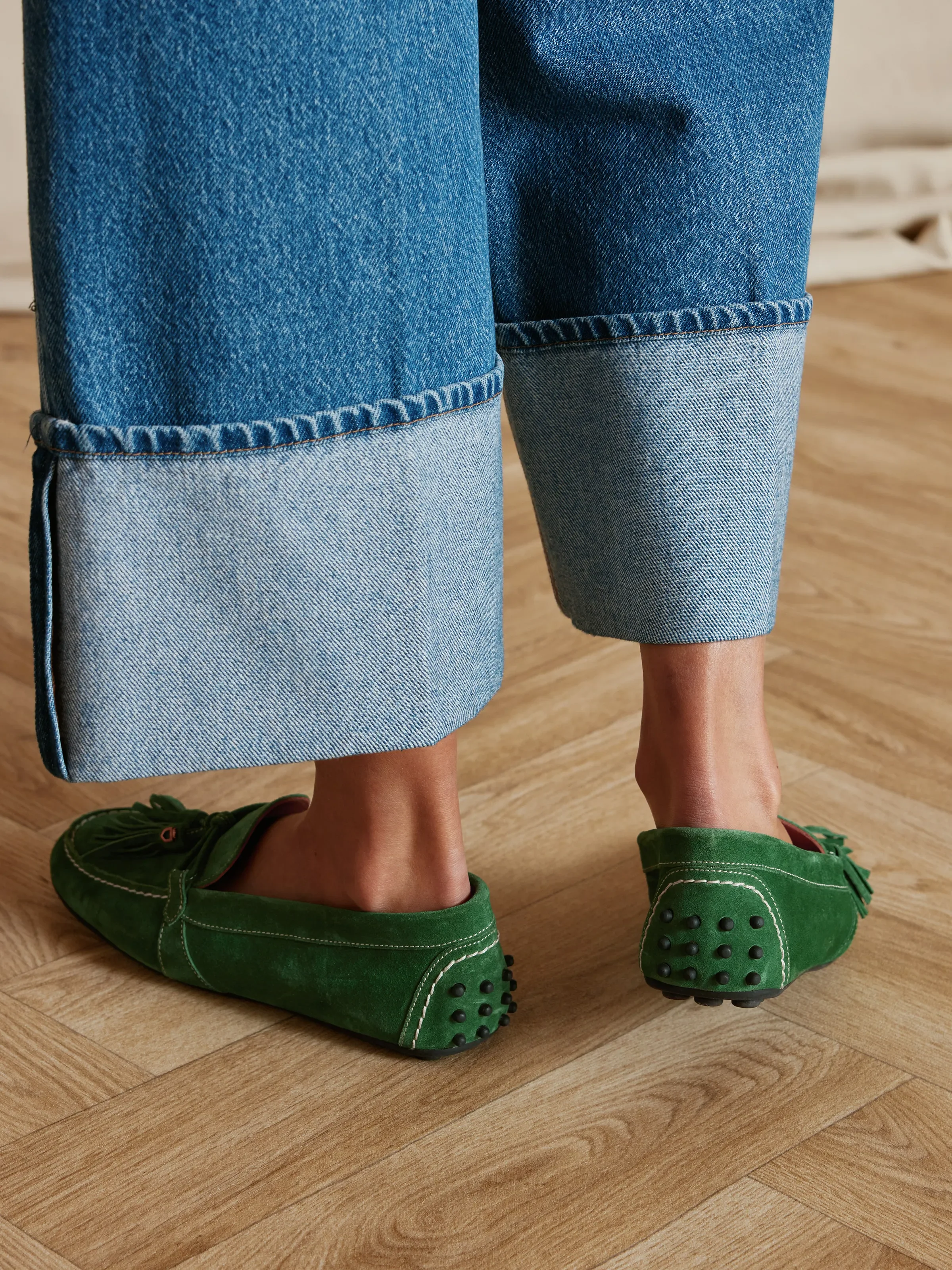 Rutland - Clover Green Suede - Image 8
