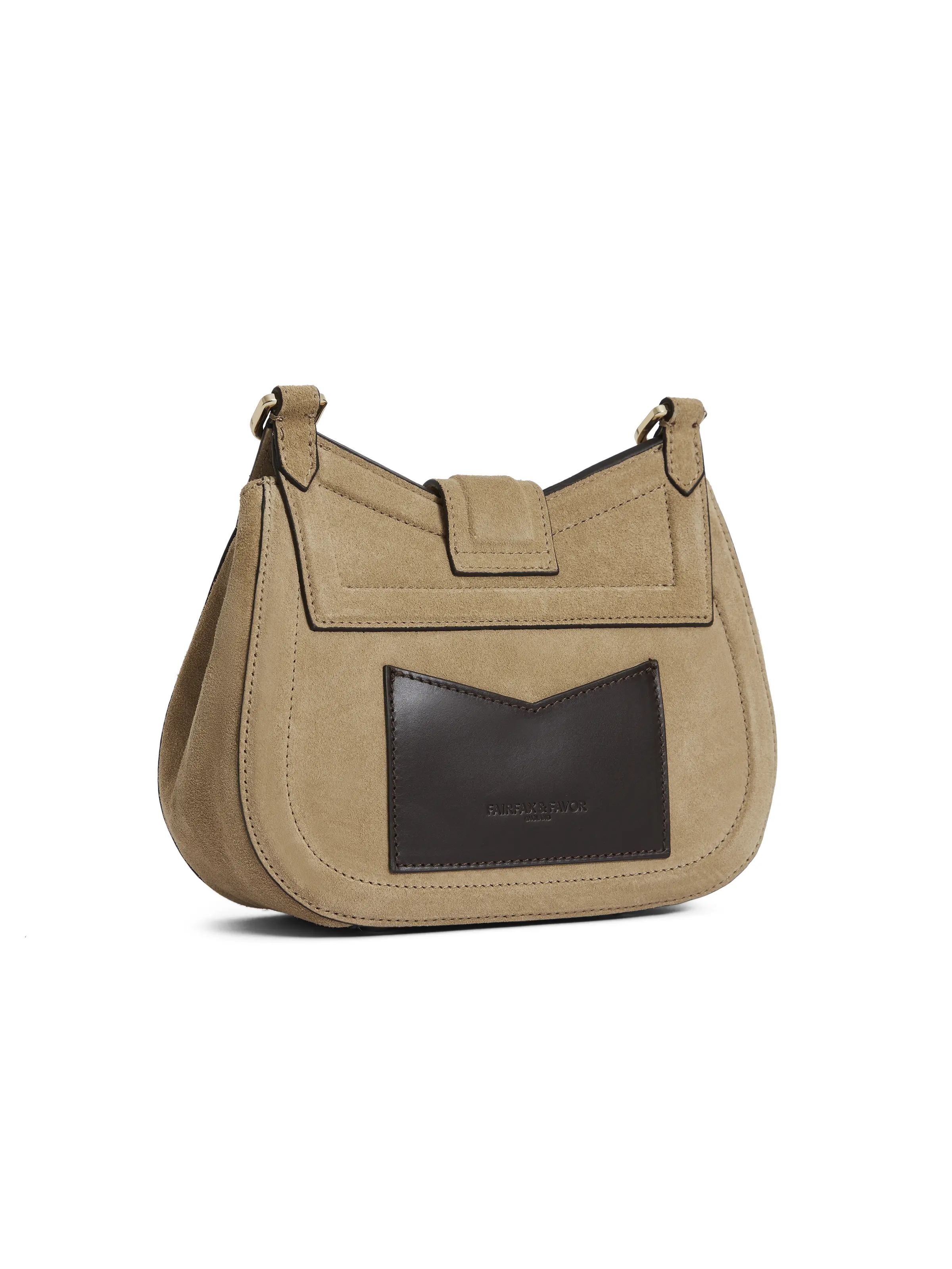 Langham Messenger Bag - Caramel Suede - Image 3