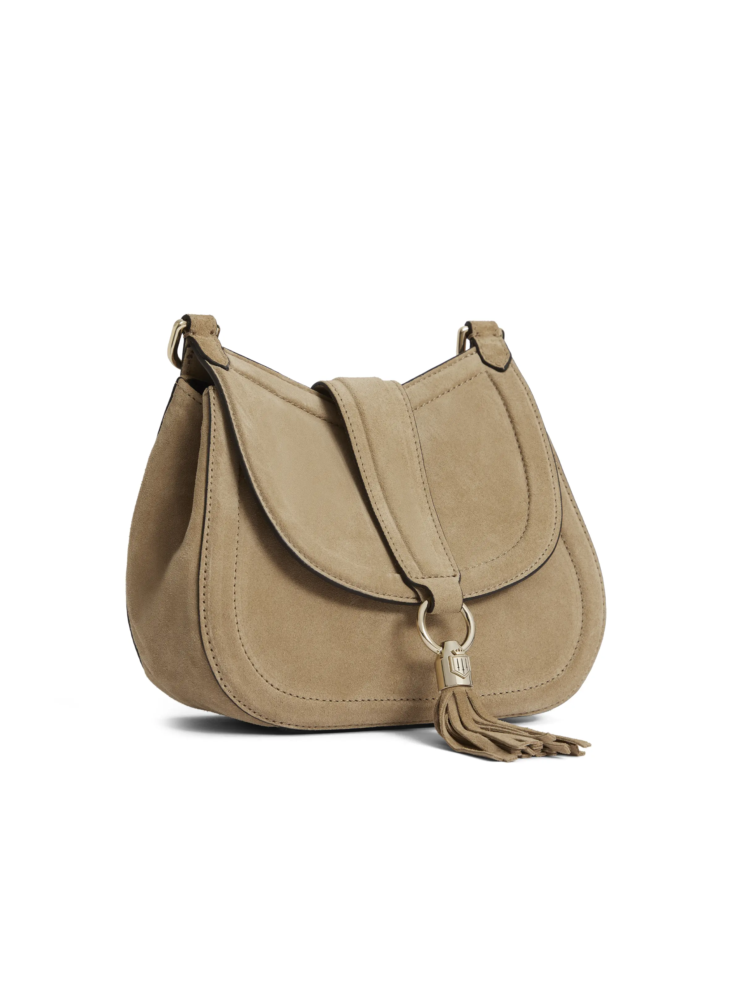Langham Messenger Bag - Caramel Suede - Image 4
