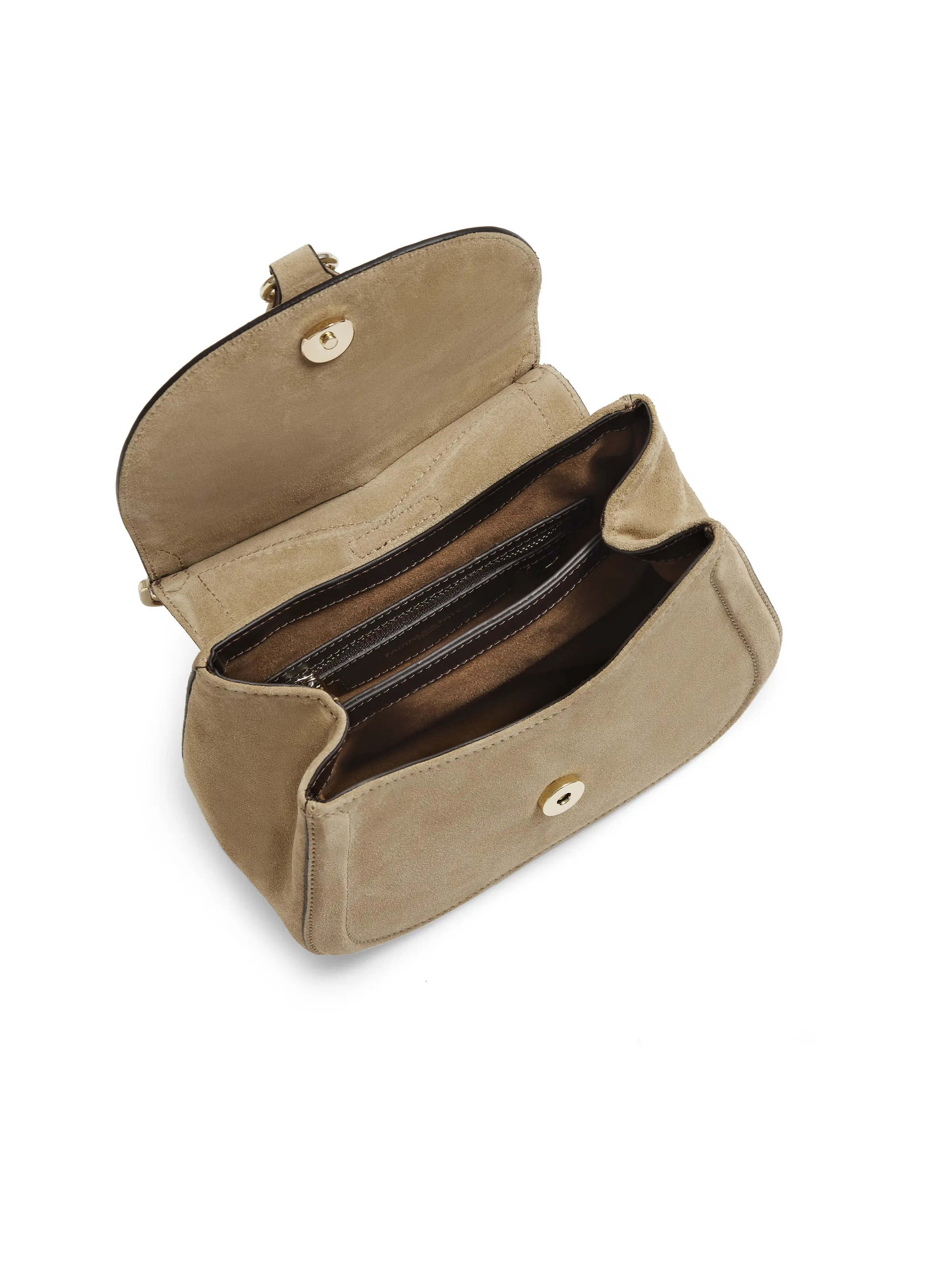 Langham Messenger Bag - Caramel Suede - Image 5