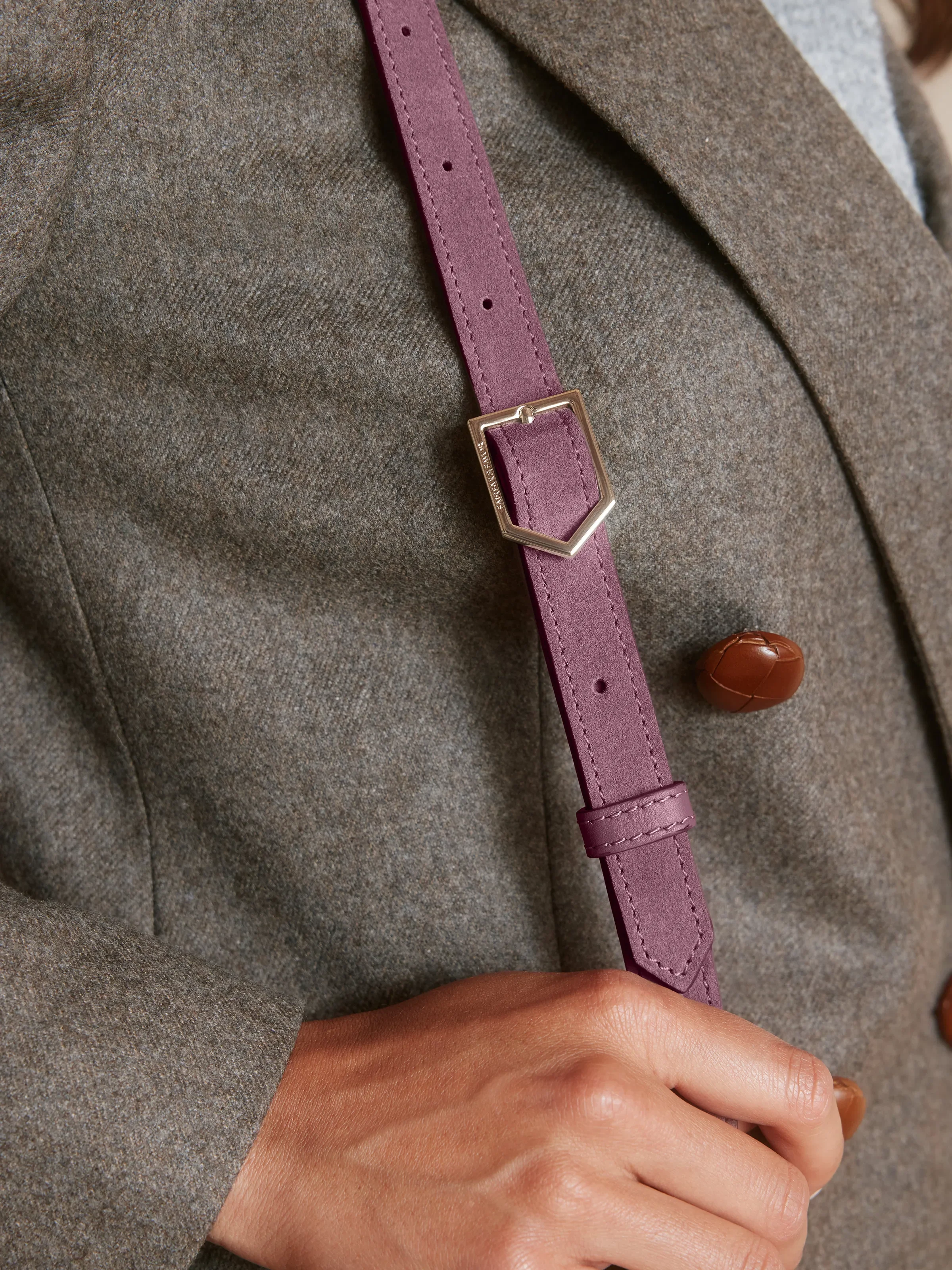 Langham Messenger Bag - Heather Suede - Image 7