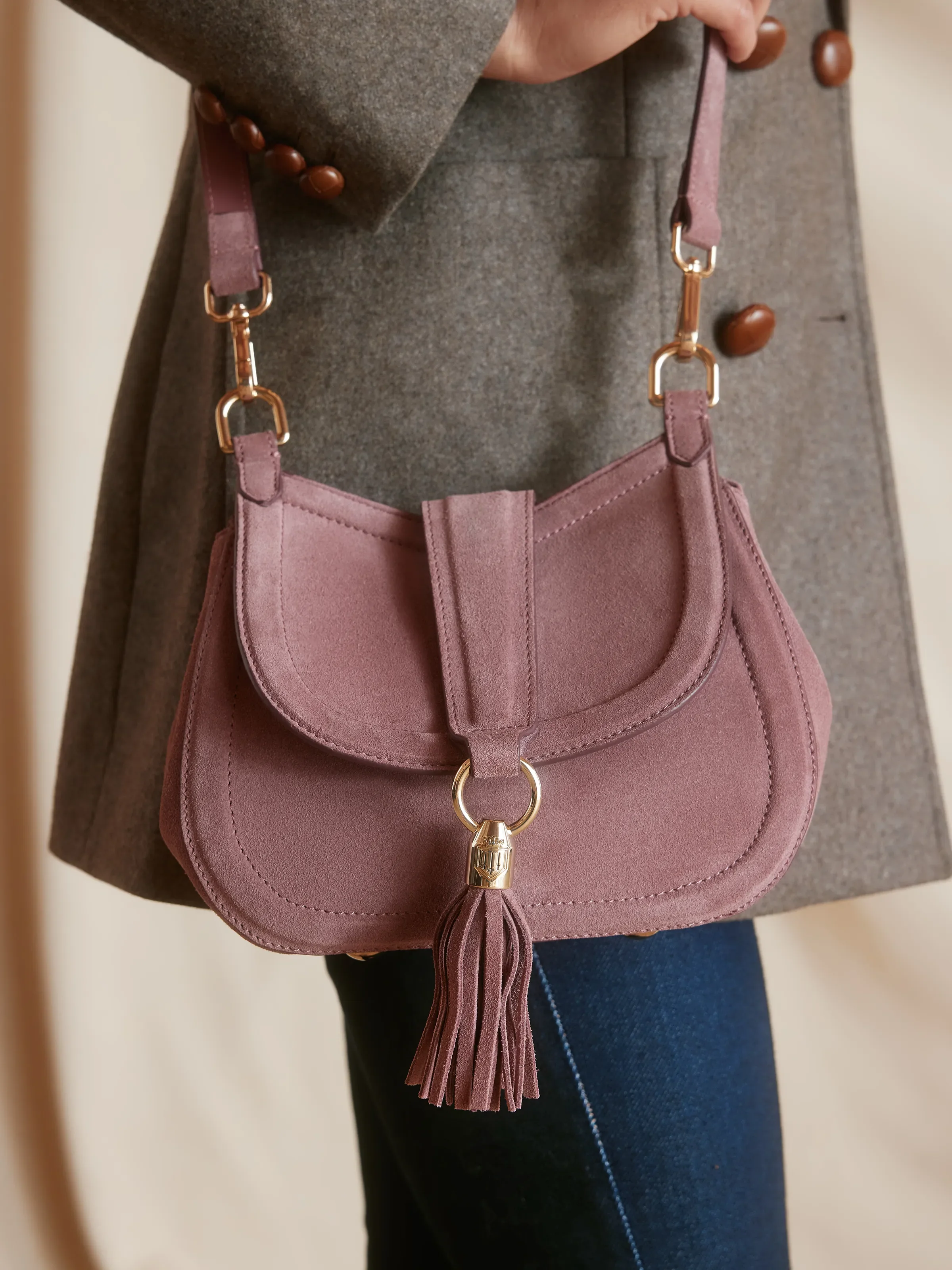 Langham Messenger Bag - Heather Suede - Image 8