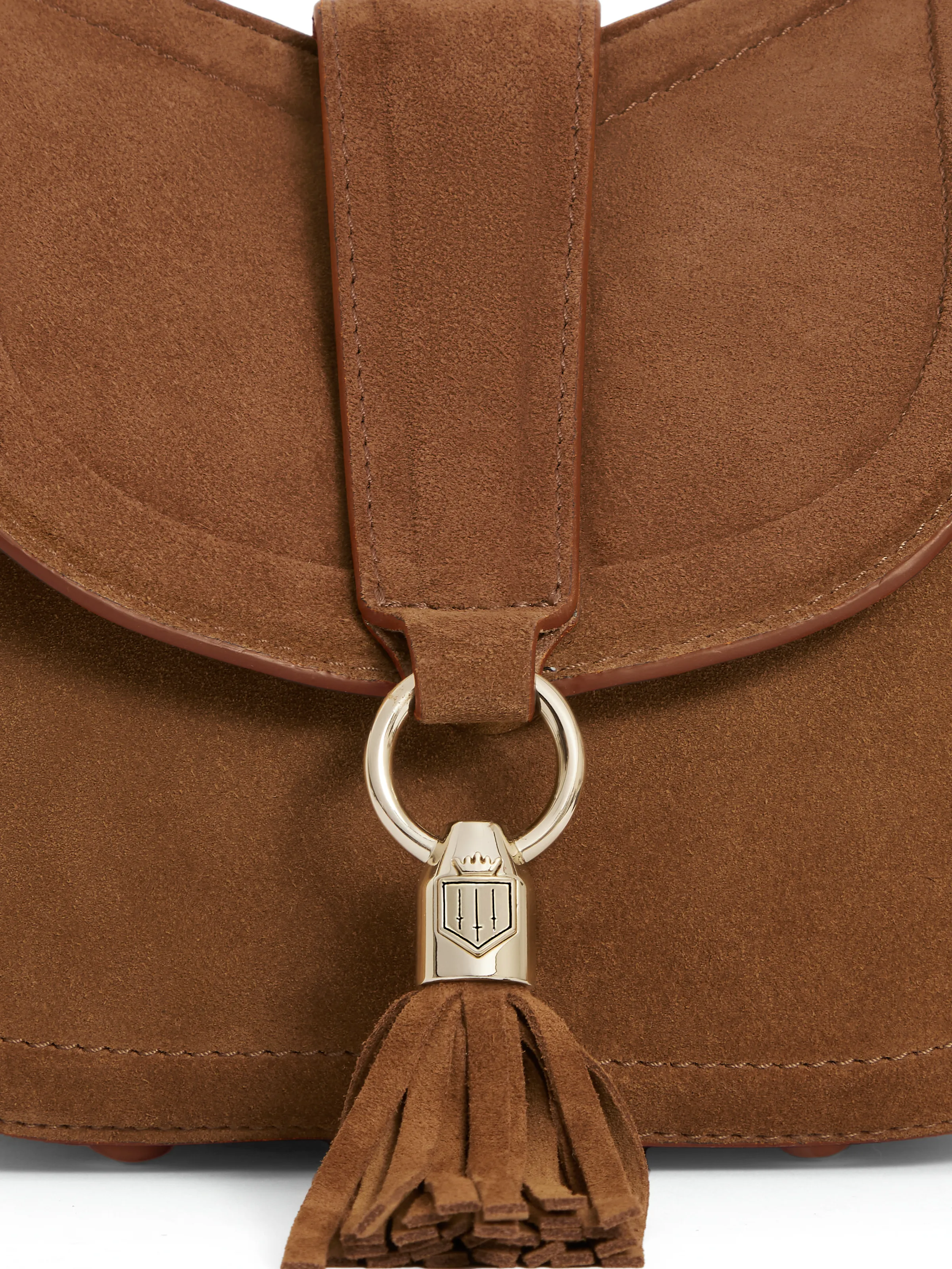 Langham Messenger Bag - Tawny Suede - Image 6