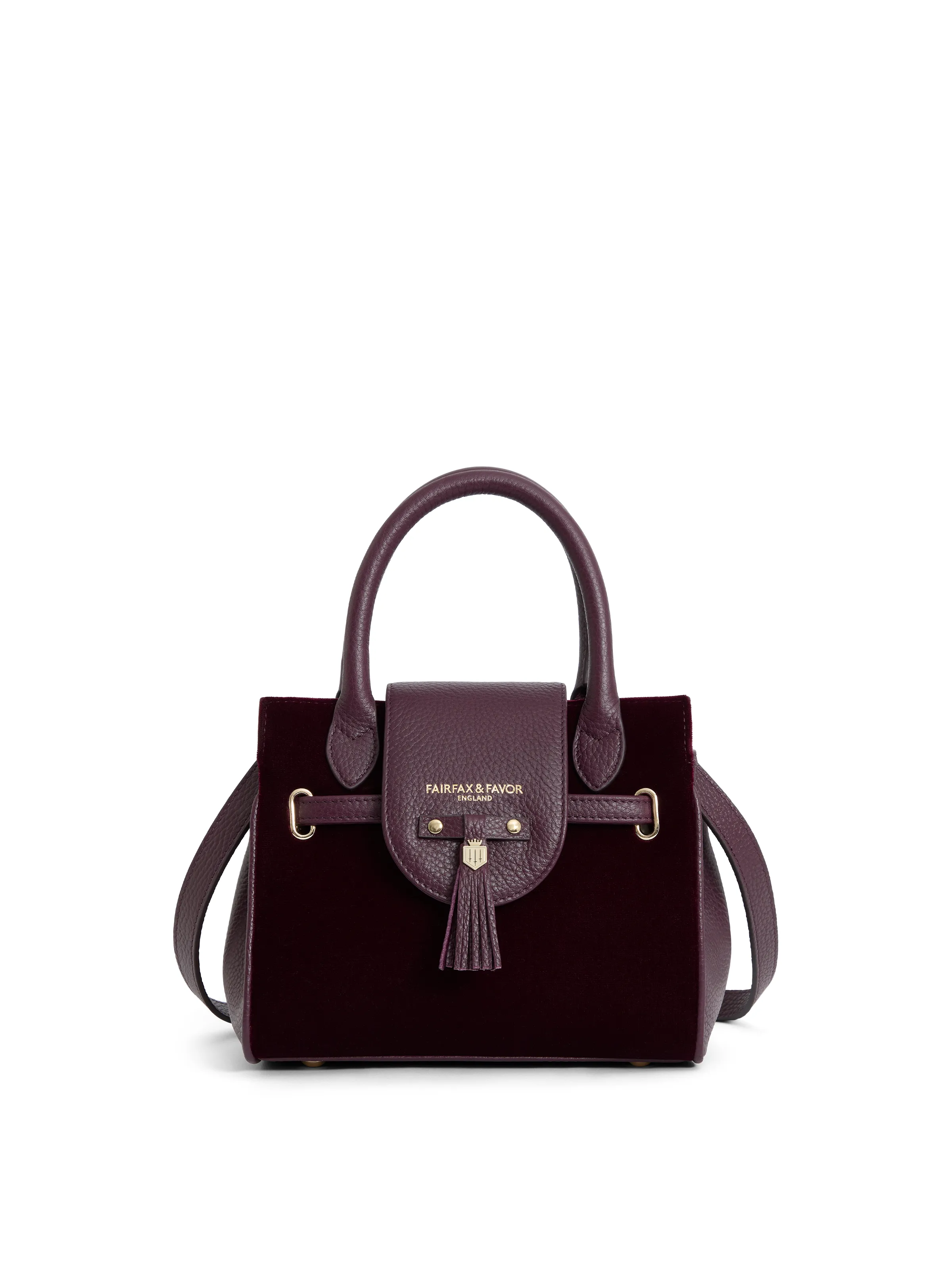Mini Windsor Handbag - Elderberry Velvet (Limited Edition)