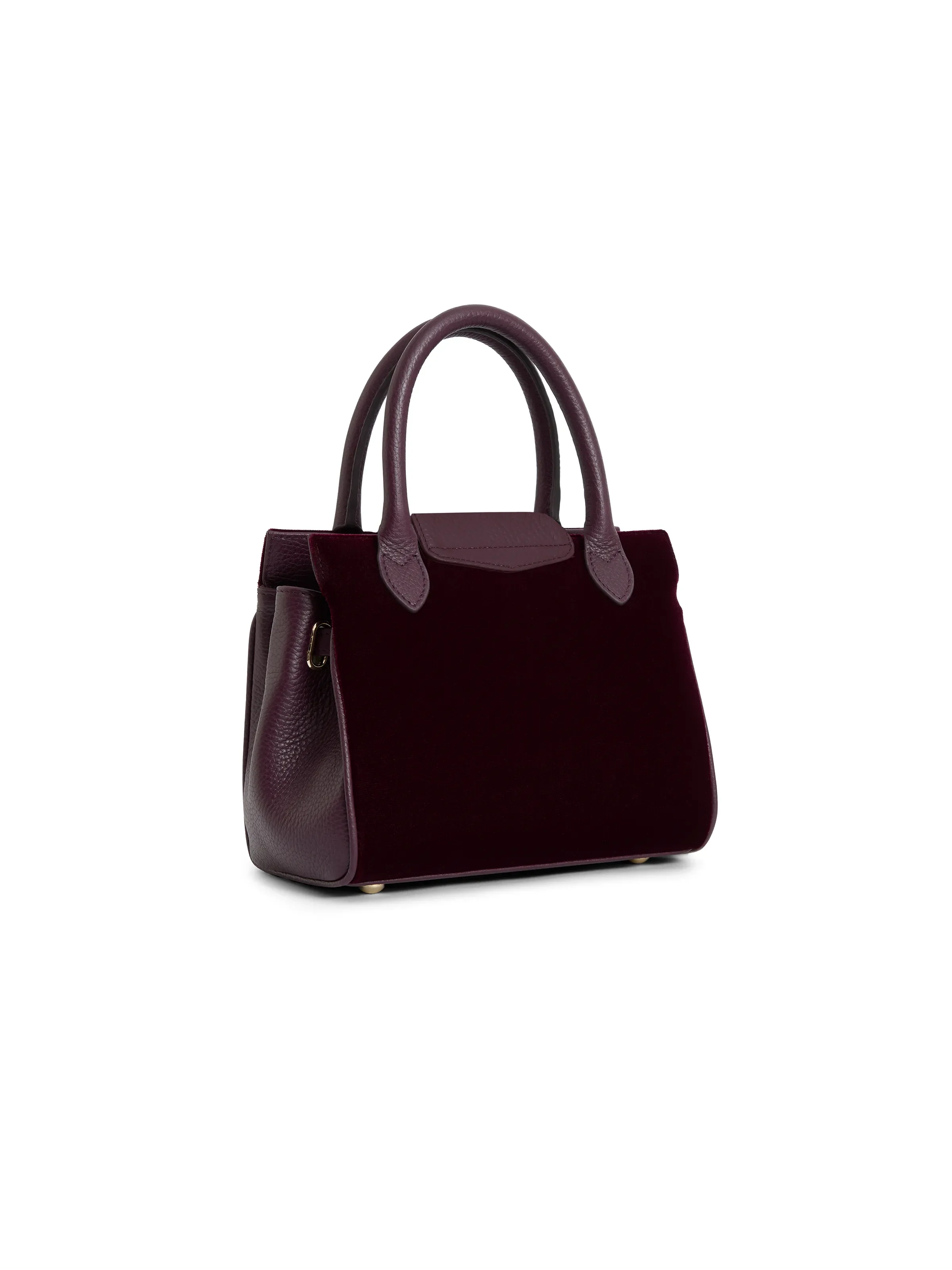 Mini Windsor Handbag - Elderberry Velvet (Limited Edition) - Image 3