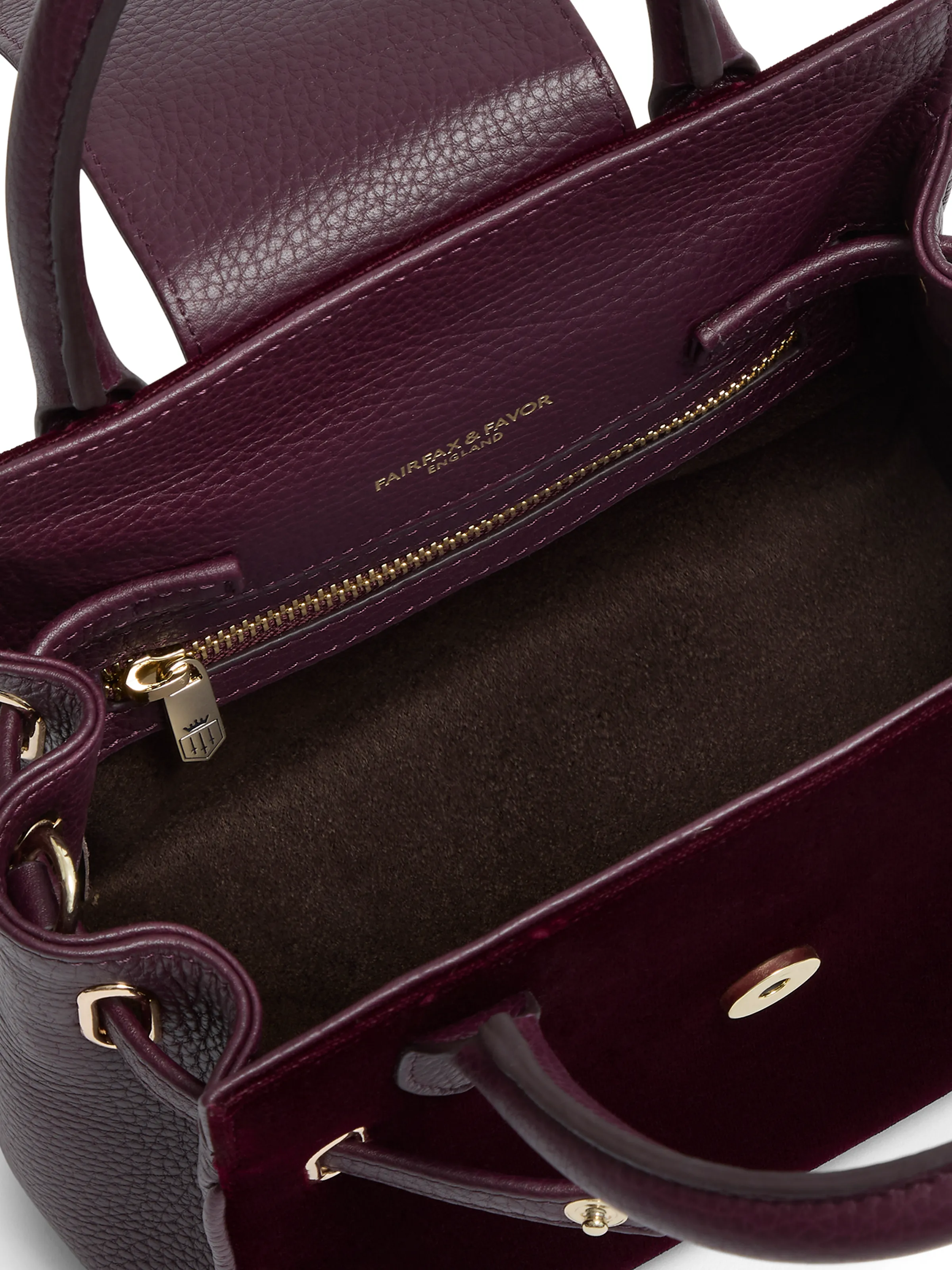 Mini Windsor Handbag - Elderberry Velvet (Limited Edition) - Image 5
