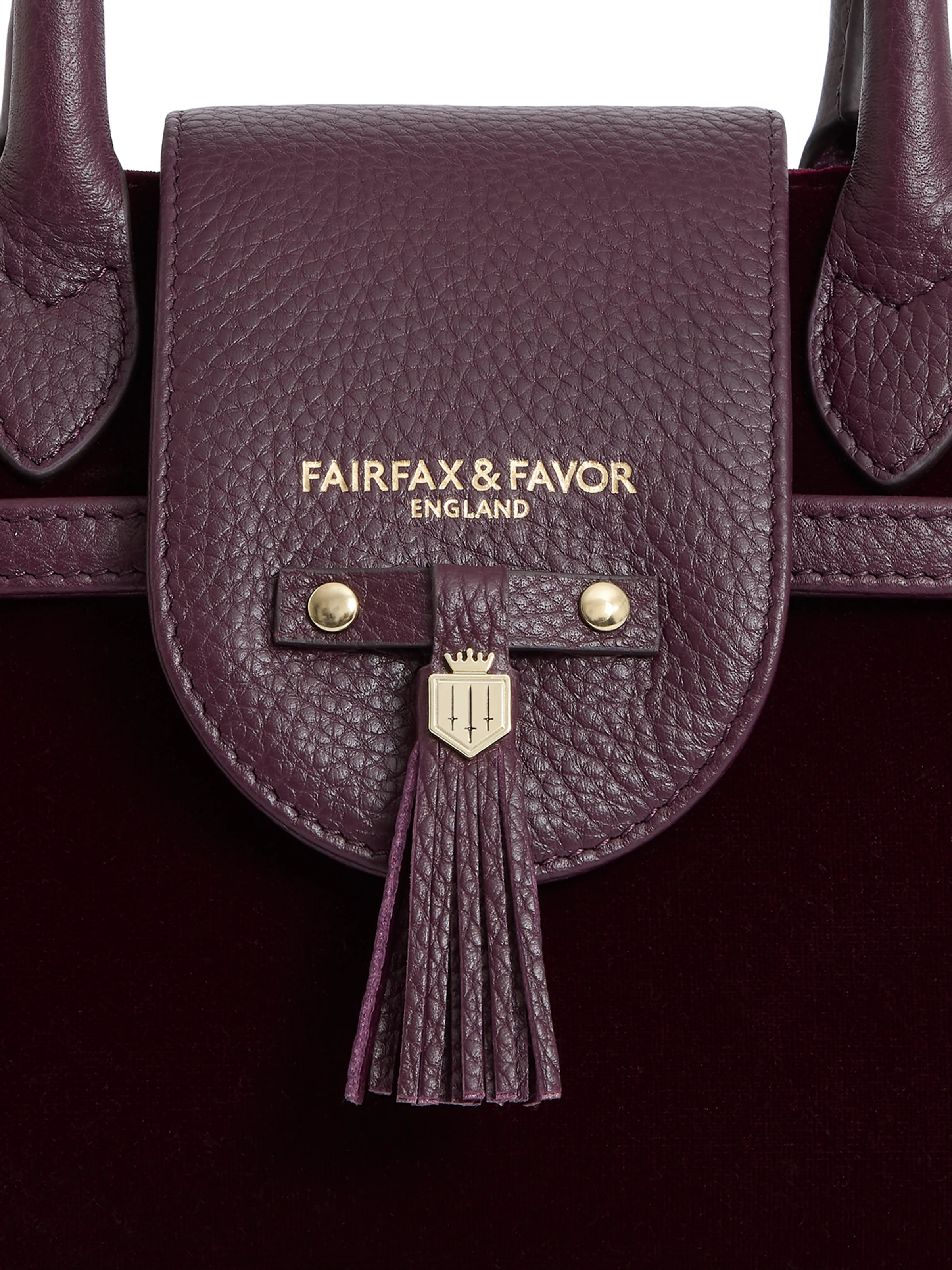 Mini Windsor Handbag - Elderberry Velvet (Limited Edition) - Image 6