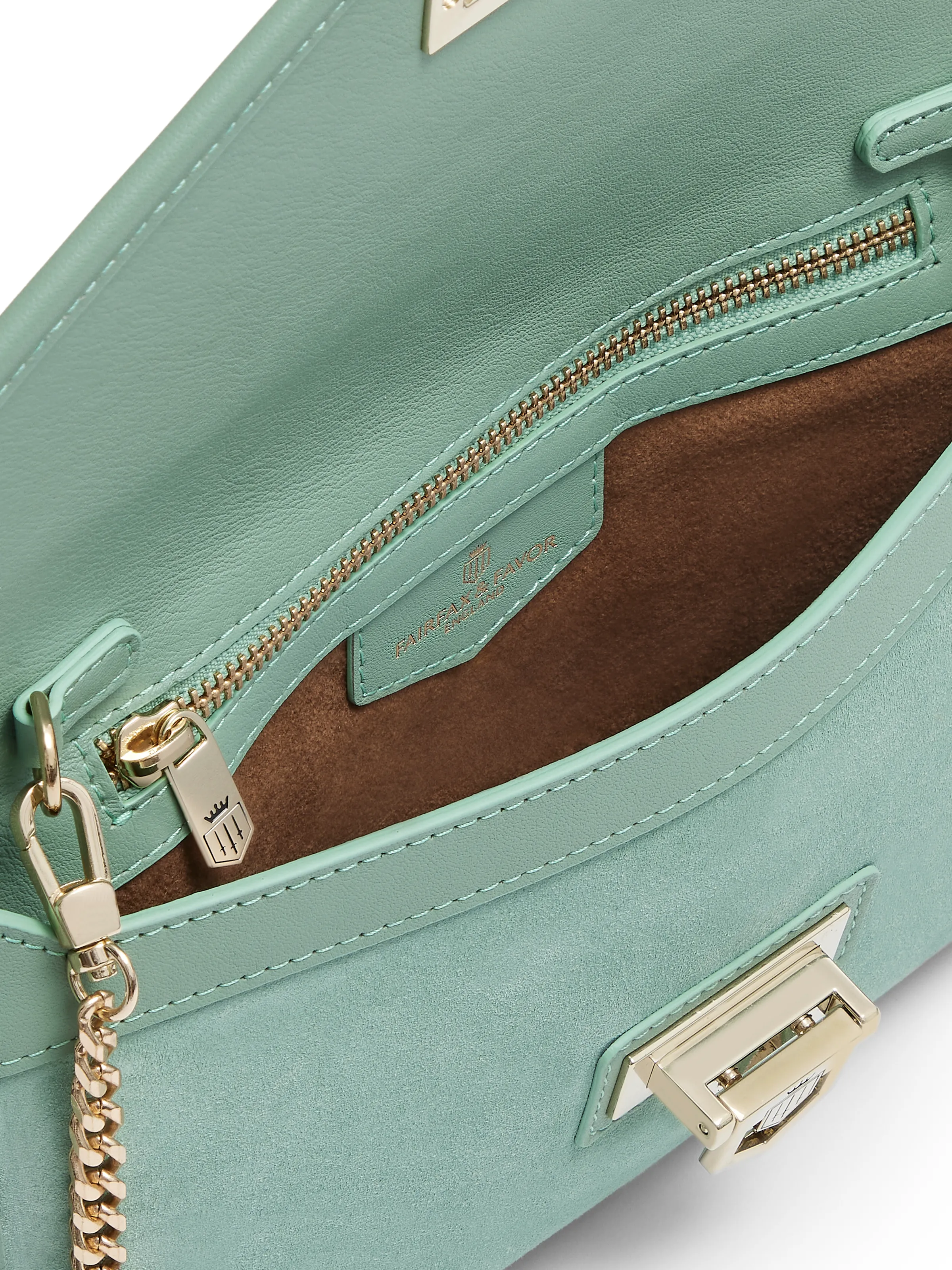 Loxley Clutch Bag - Mint - Image 5