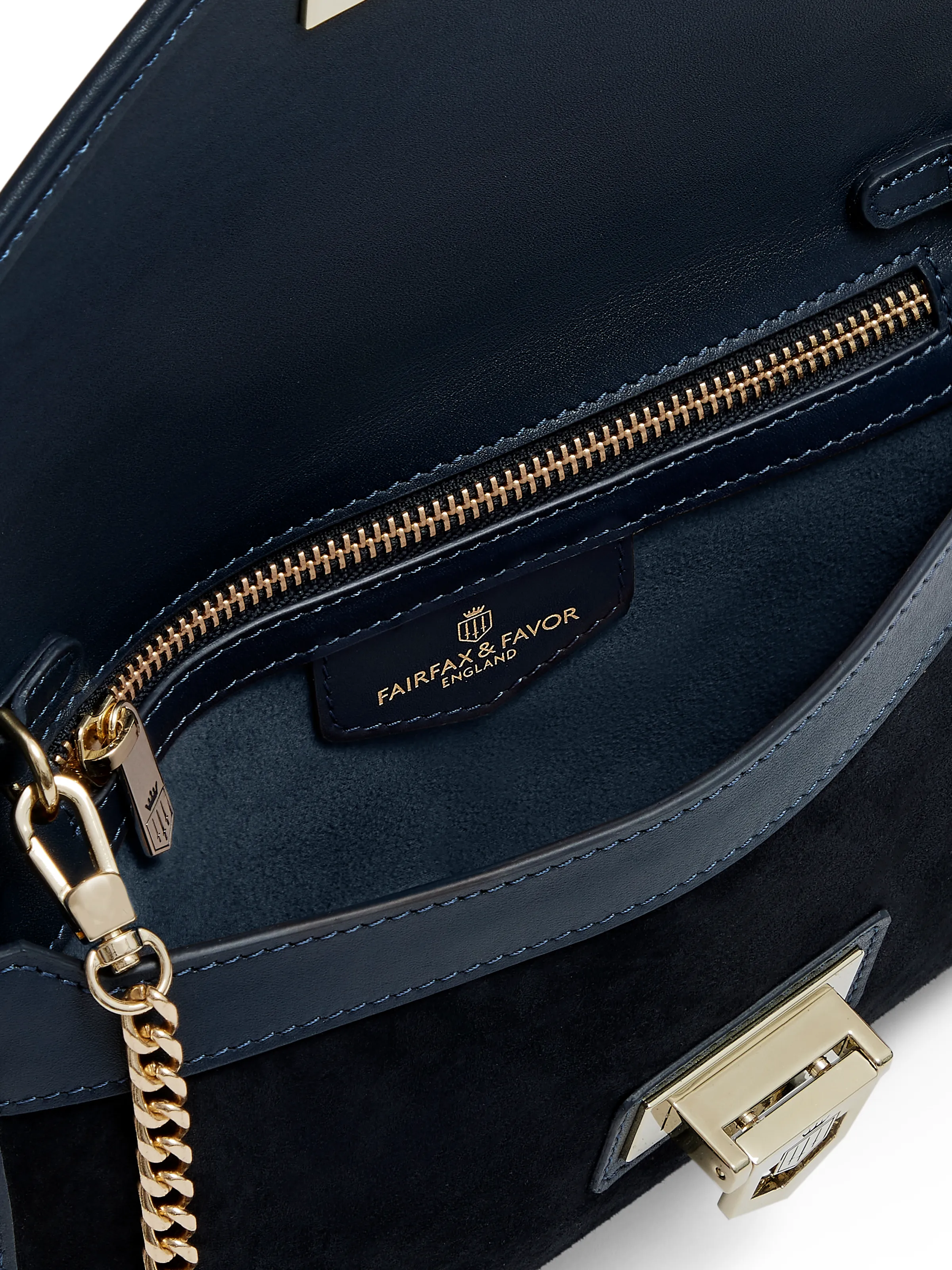 Loxley Clutch Bag - Navy - Image 5