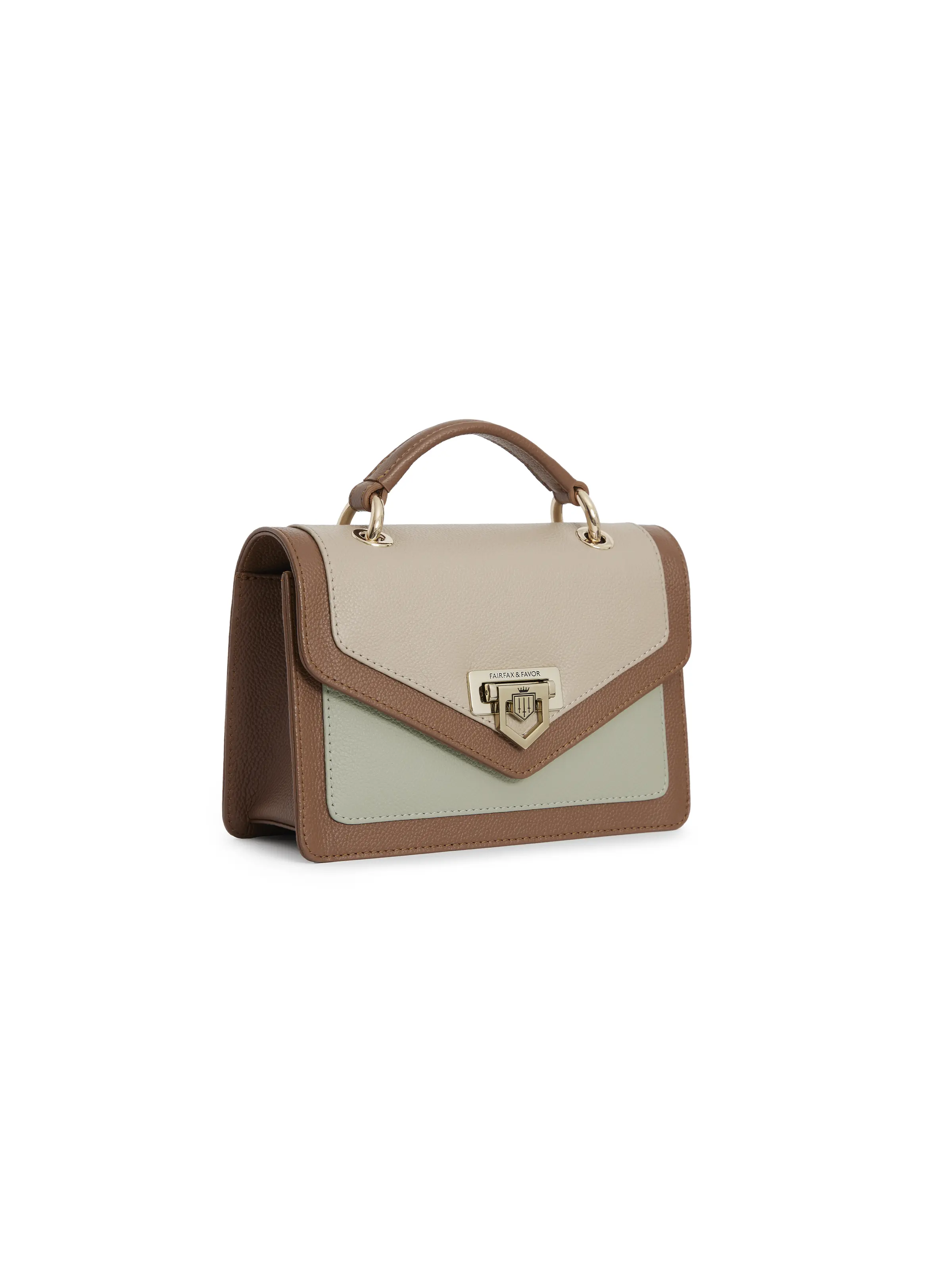 Loxley Mini Cross Body Bag - Mint Tri-Colour - Image 3