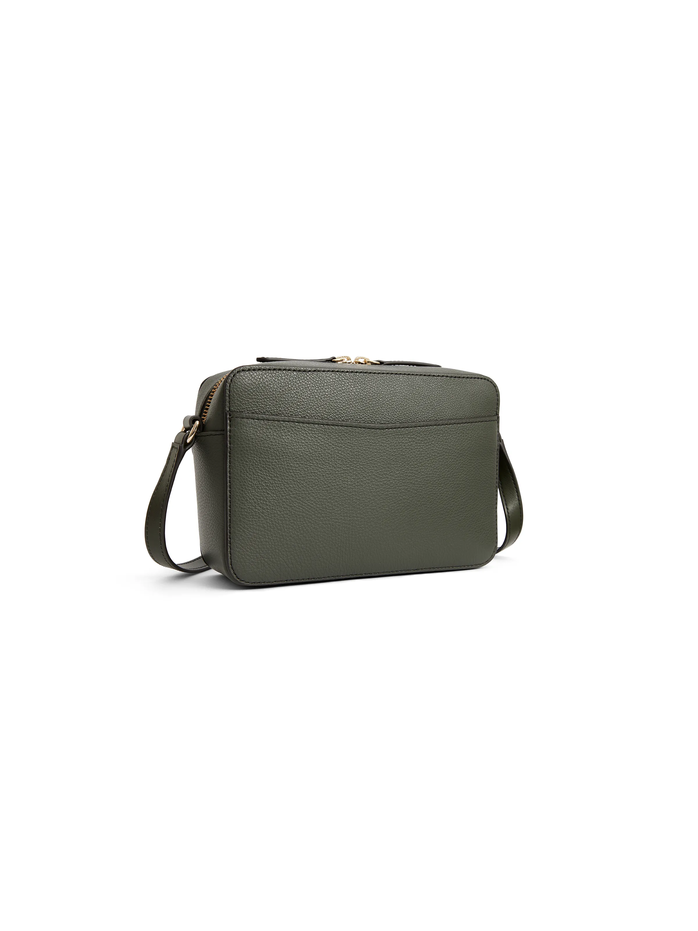 Massingham Cross Body Bag - Moss Green Leather - Image 3