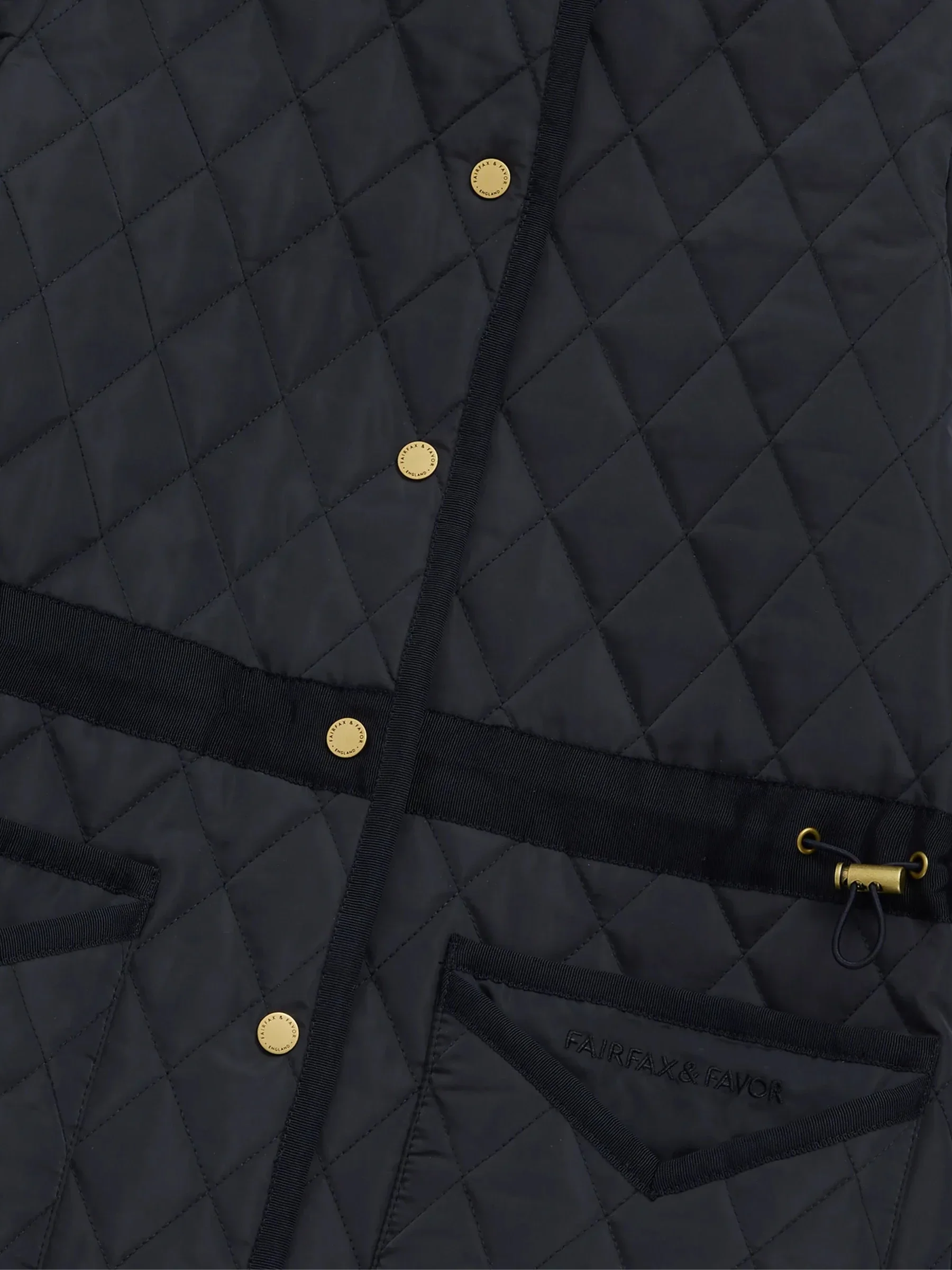 Millie Quilted Jacket - Navy - Image 4