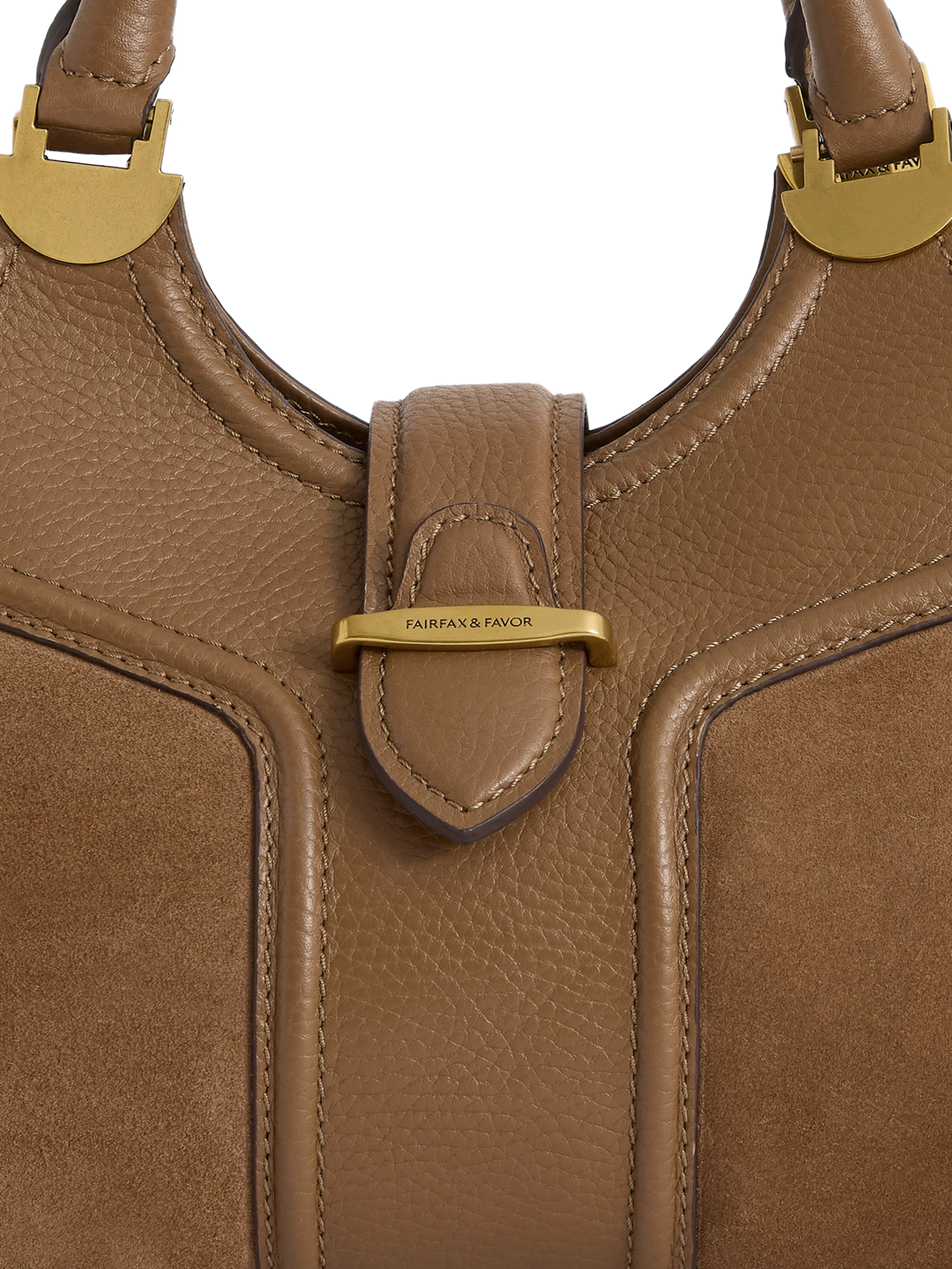 Mini Aviemore Handbag - Tan Suede - Image 6