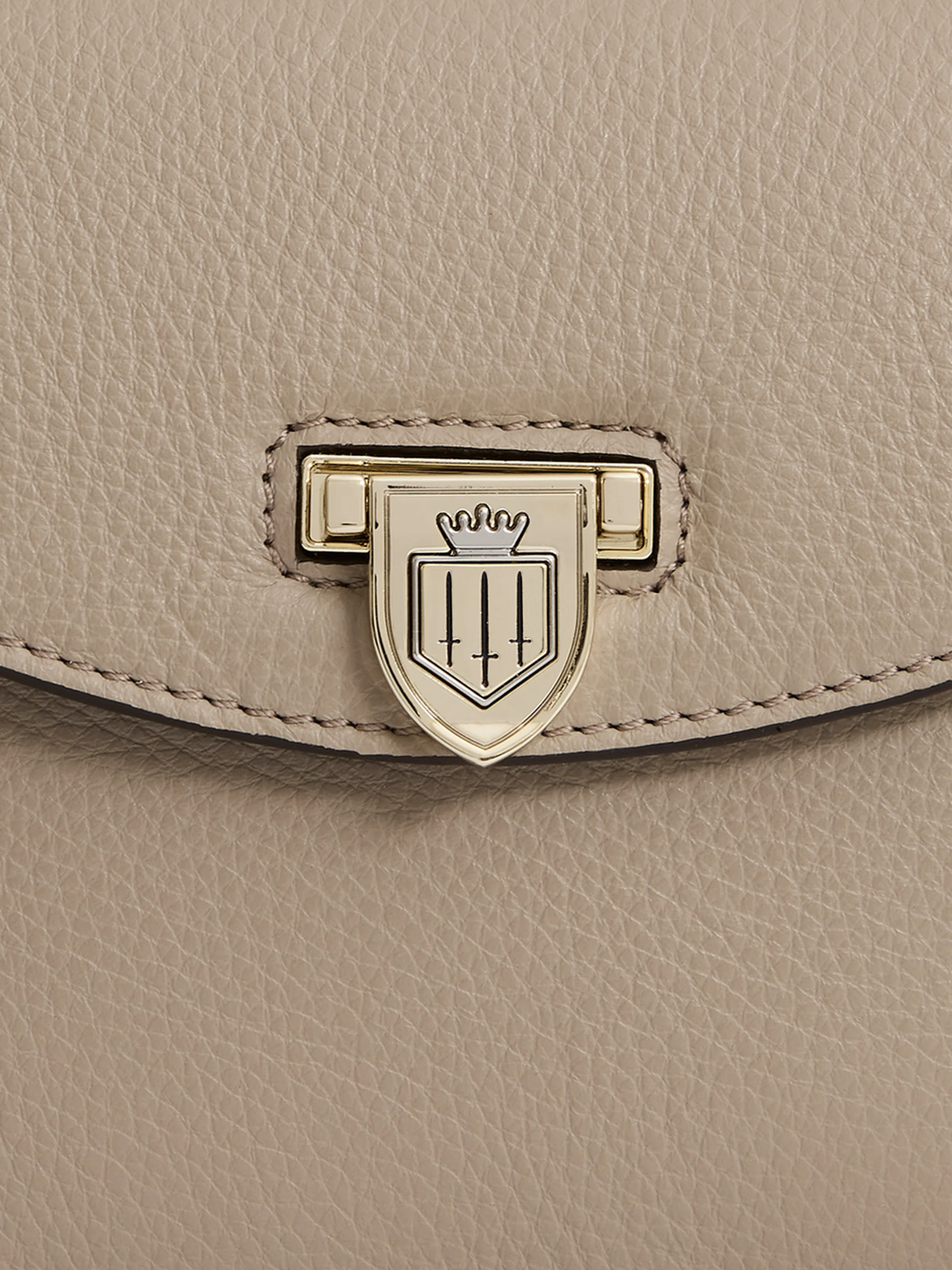 Mini Blenheim Handbag - Stone Leather - Image 6