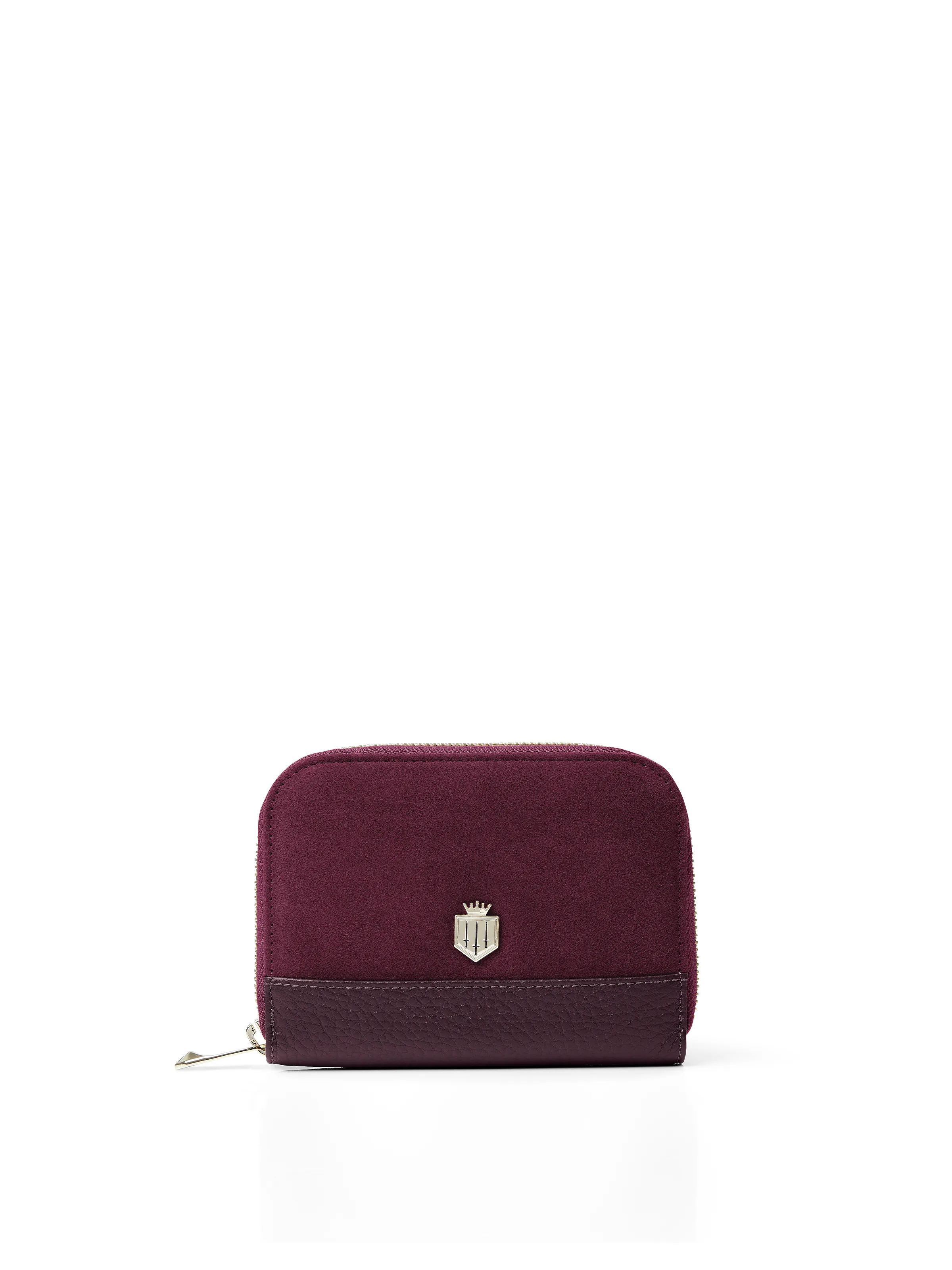 Mini Salisbury Purse Elderberry Suede