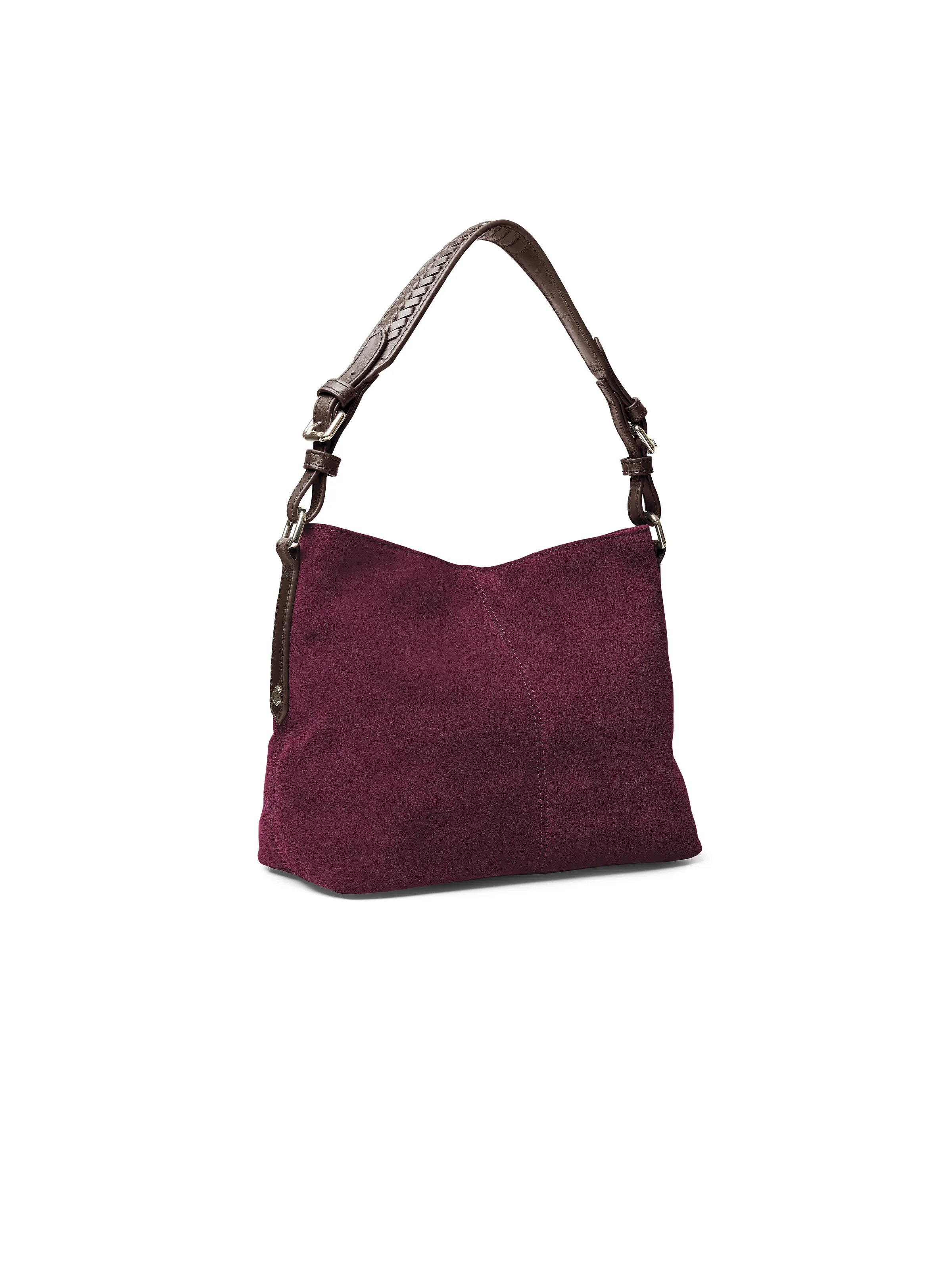 Mini Tetbury Handbag Elderberry Suede - Image 3