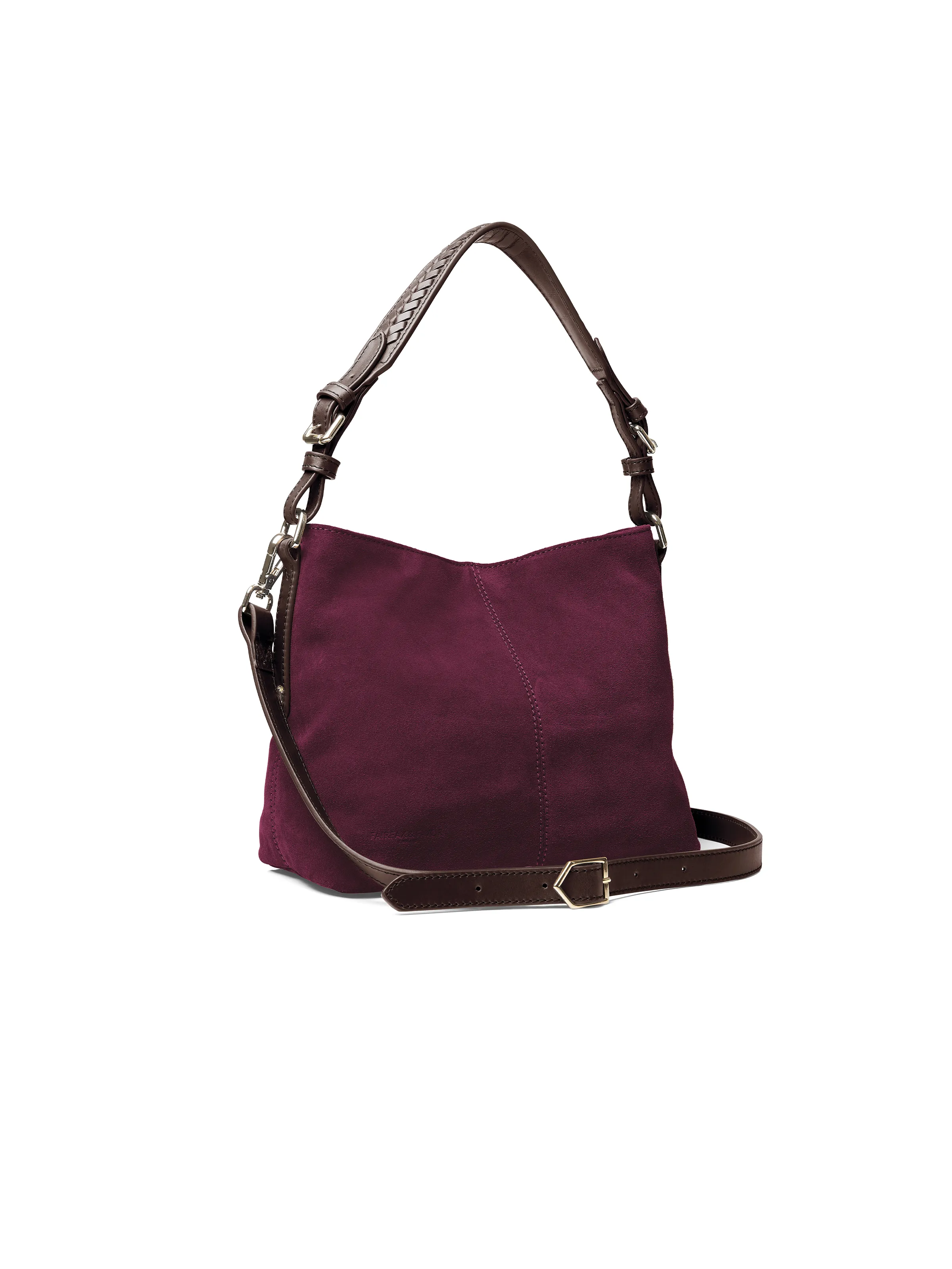 Mini Tetbury Handbag Elderberry Suede - Image 4