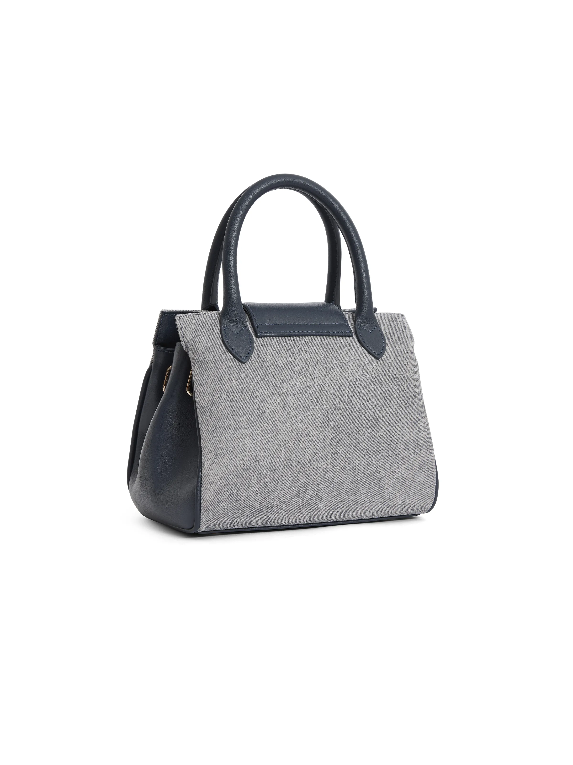 Mini Windsor Handbag - Denim Suede - Image 4