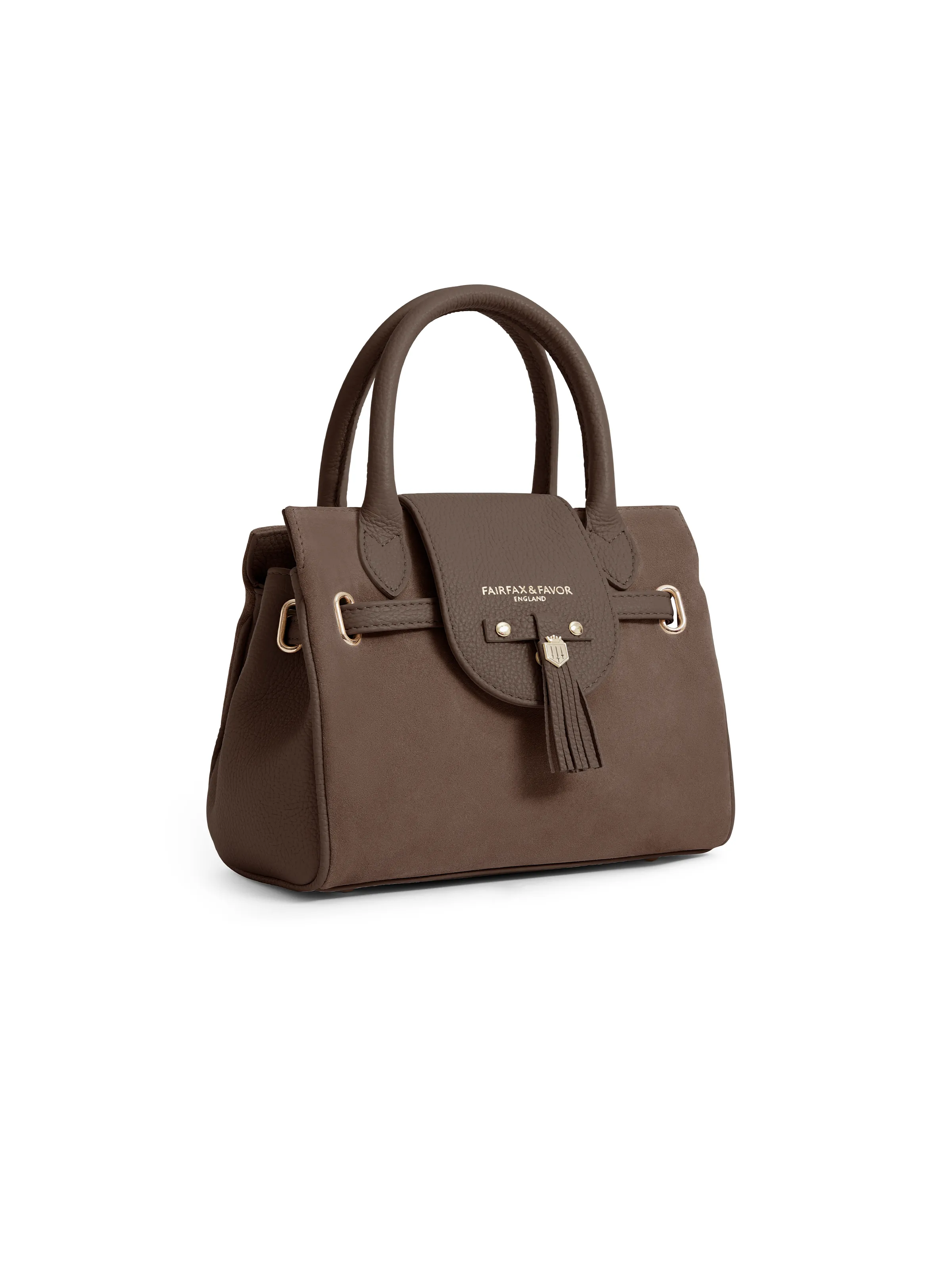 Mini Windsor Handbag - Fog Suede - Image 4
