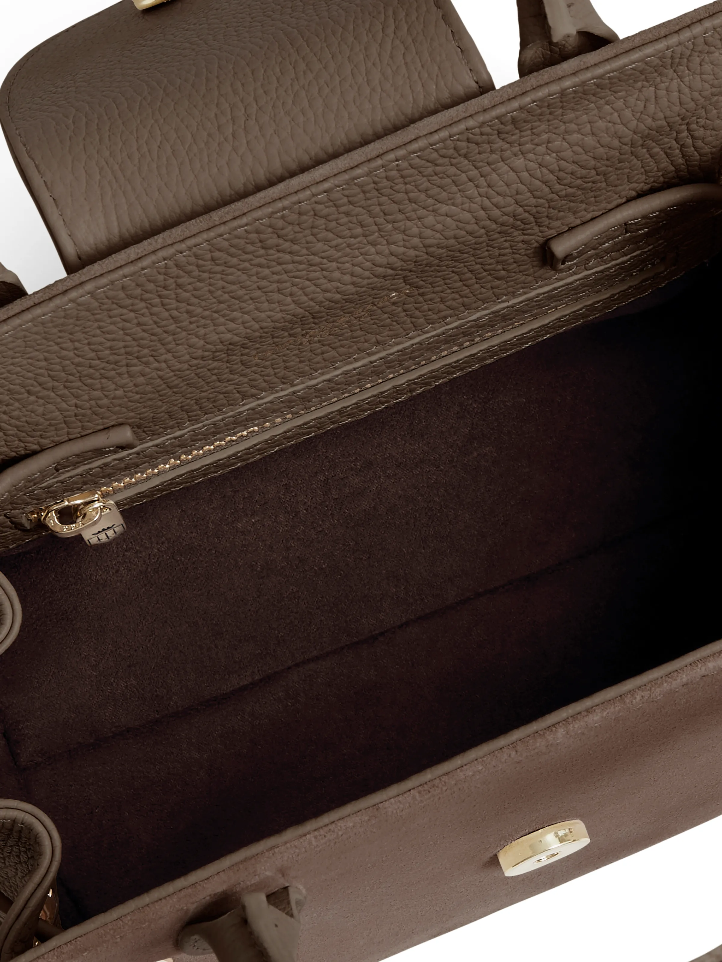 Mini Windsor Handbag - Fog Suede - Image 5