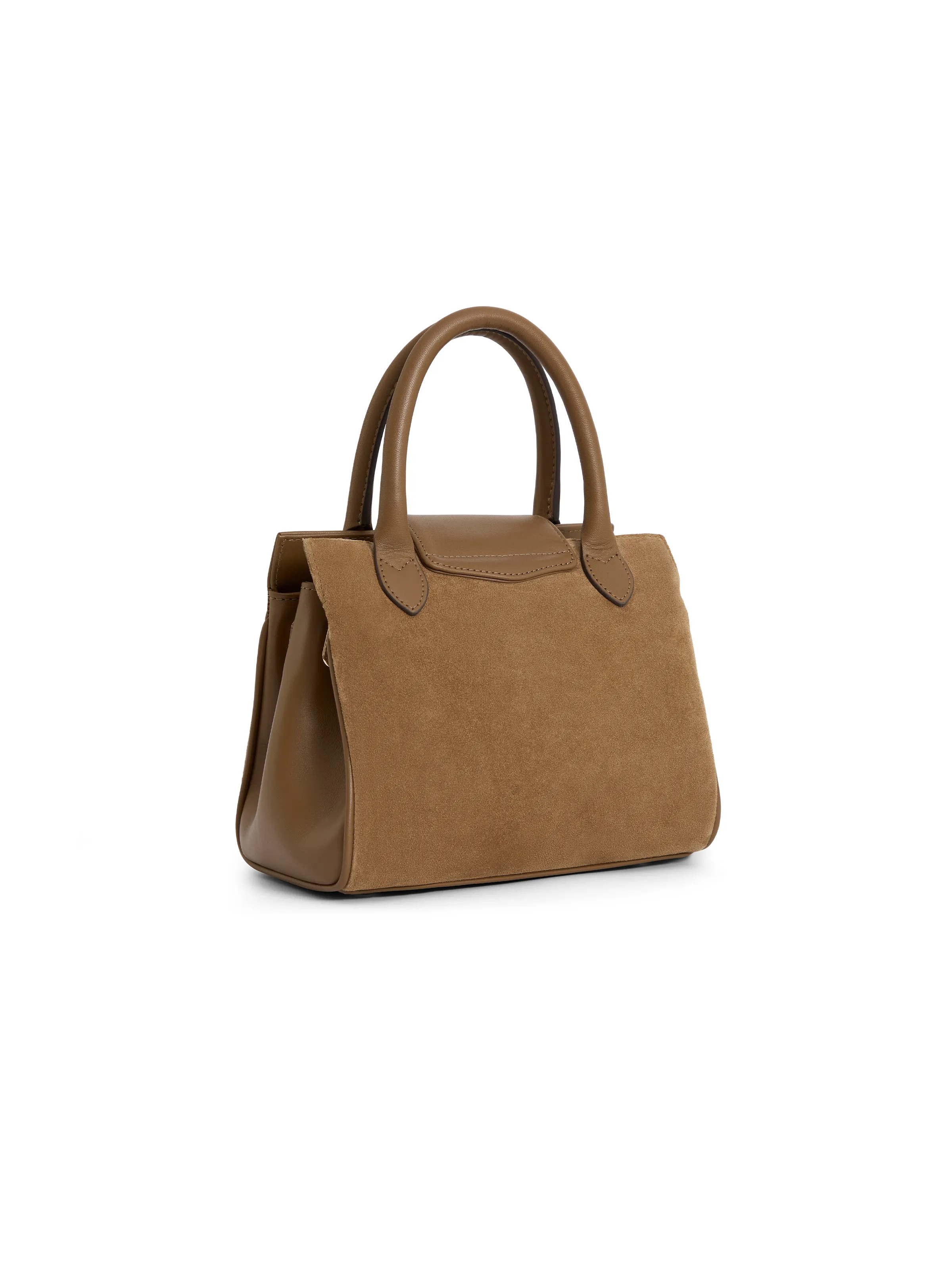 Mini Windsor Handbag - Harlequin Tan Suede - Image 3
