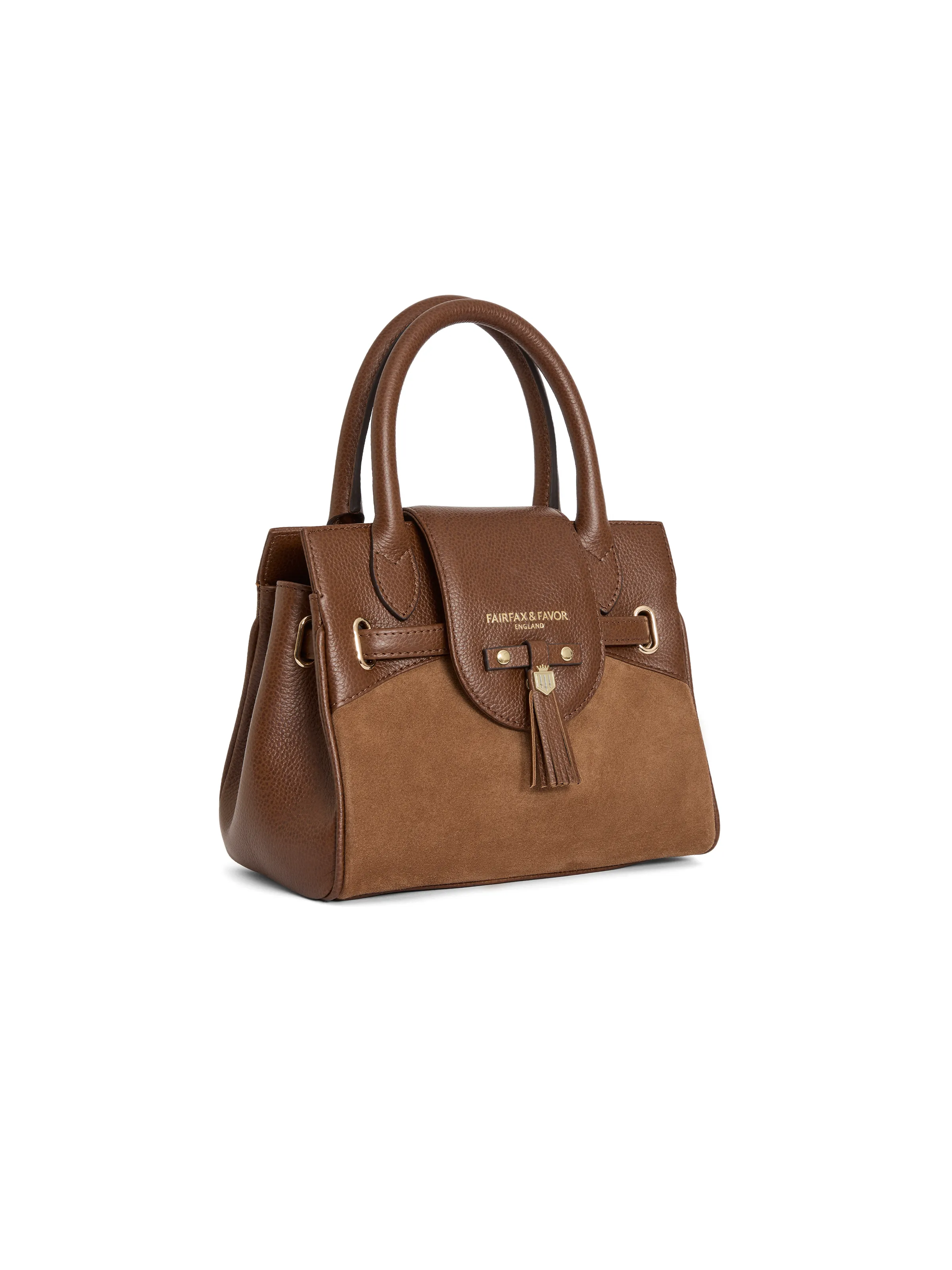 Mini Windsor Handbag - Tawny Suede - Image 4