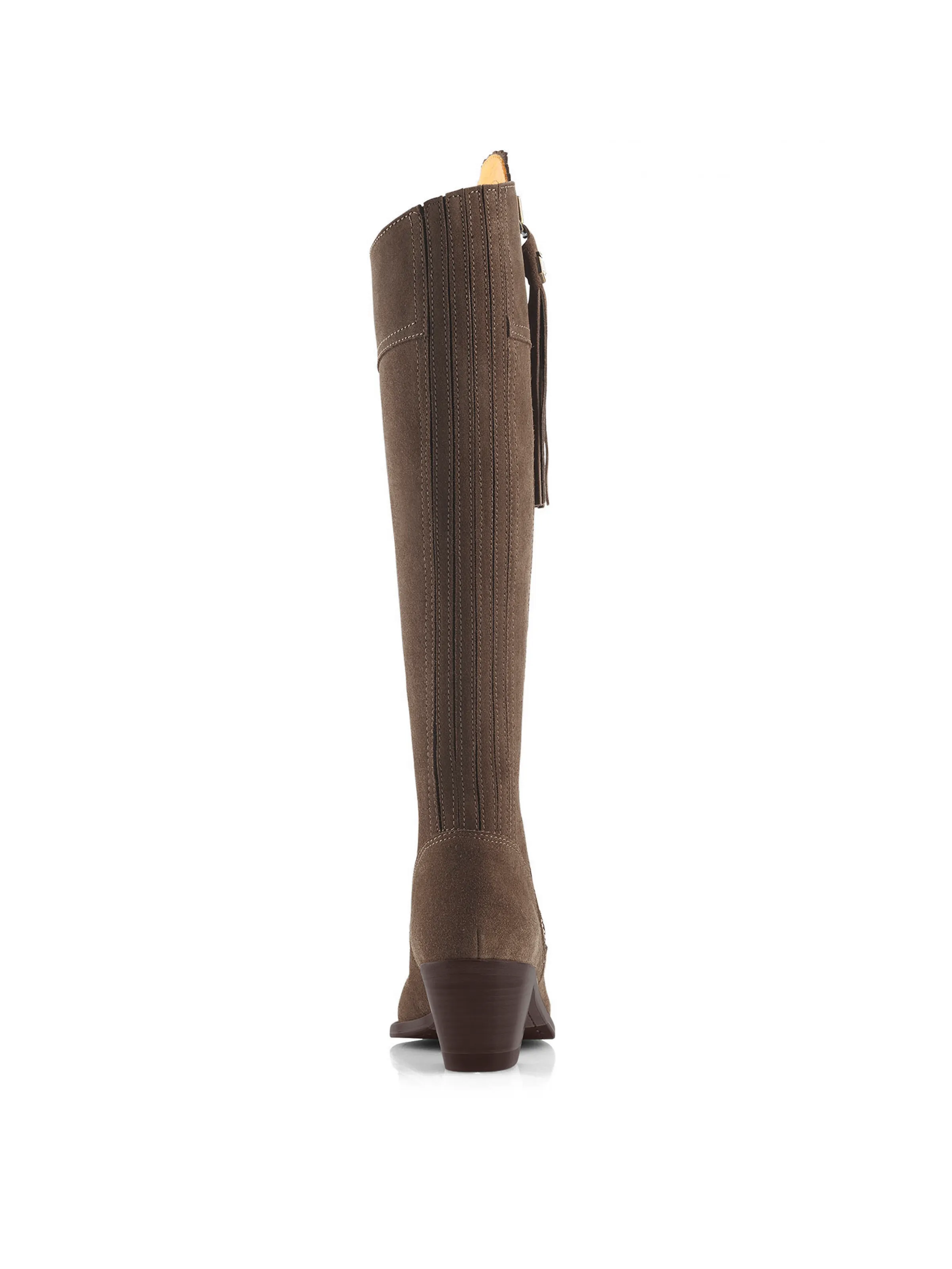 Heeled Regina (Narrow Fit) - Fog Suede - Image 7