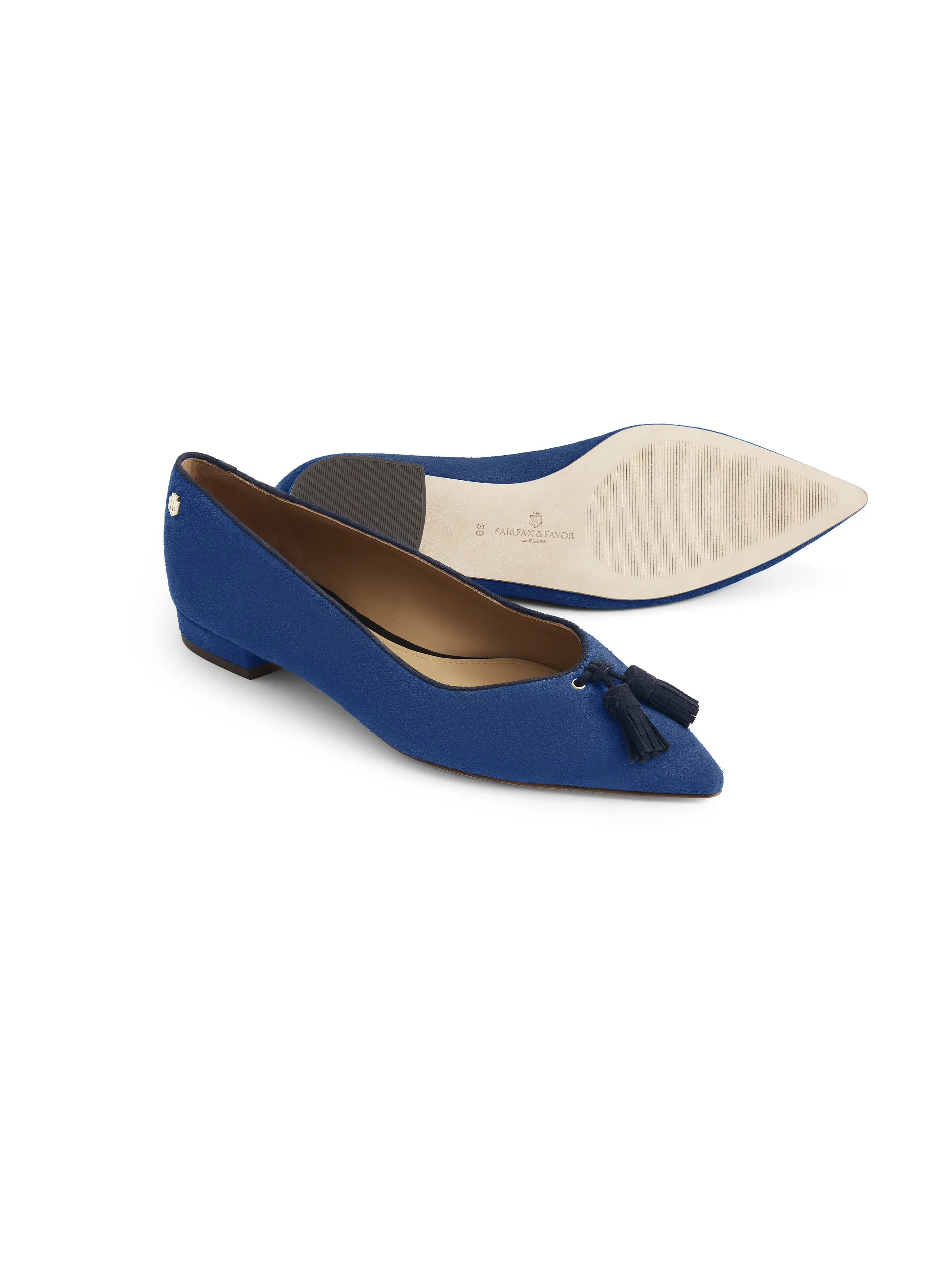 Newbury Pump - Porto Blue & Navy Suede - Image 4