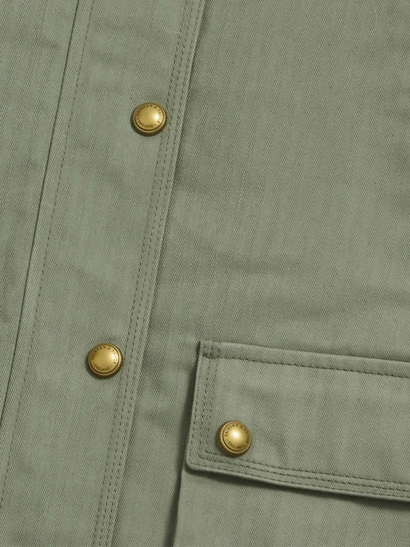 Olivia Wax Jacket - Pistachio - Image 4