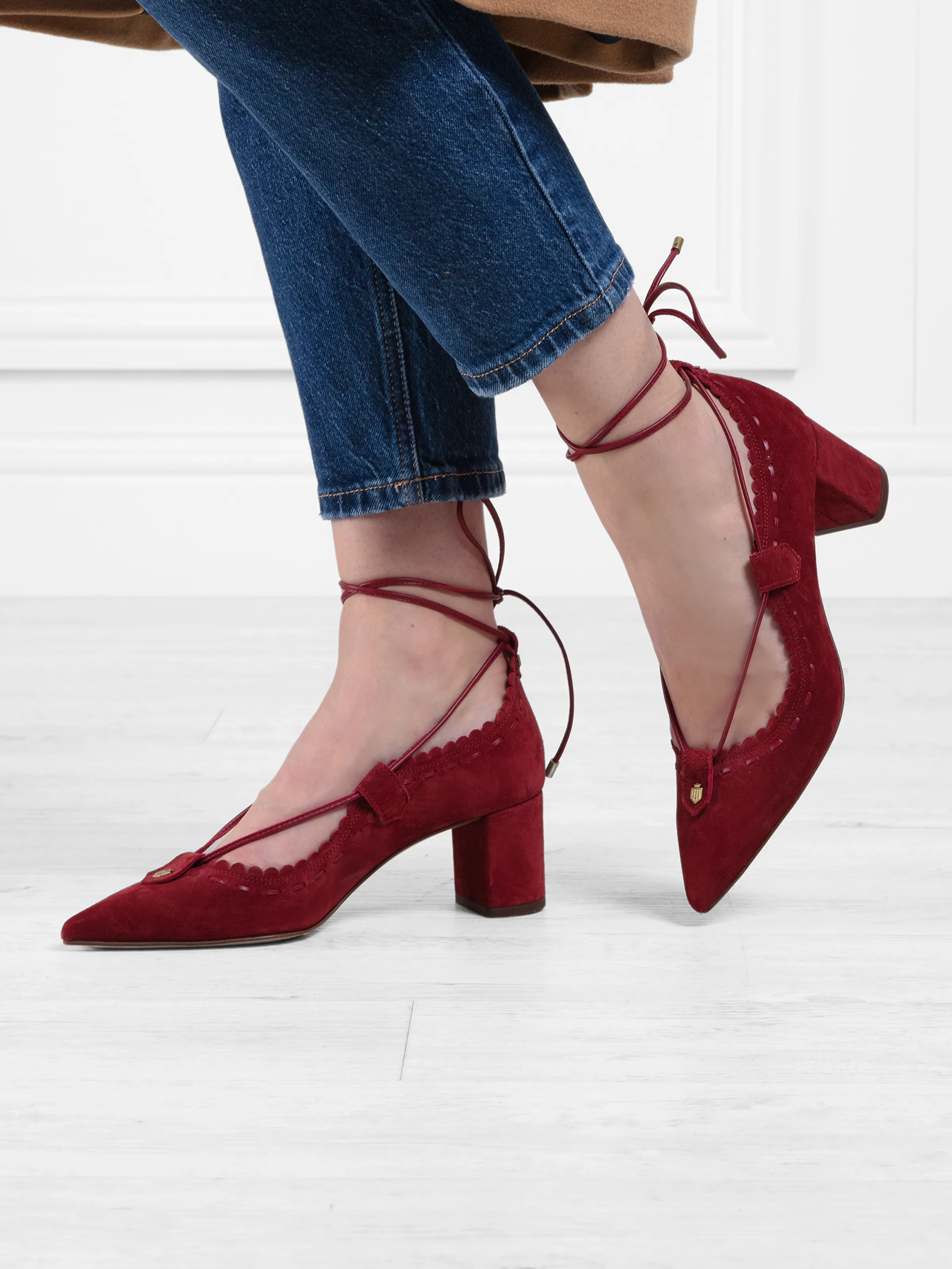 Pembridge Mid Heel - Ruby - Image 2