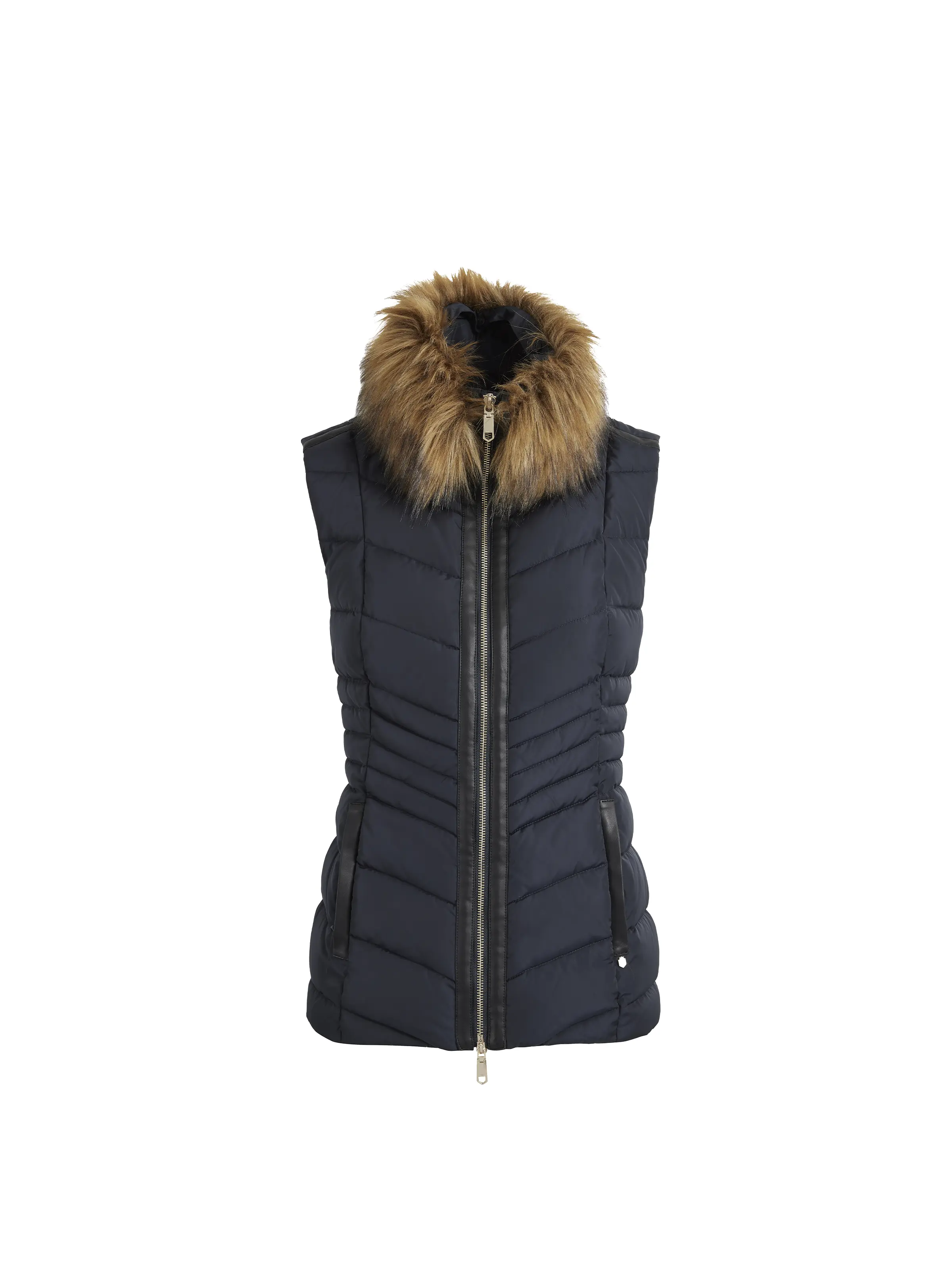 Pippa Padded Gilet - Navy - Image 2
