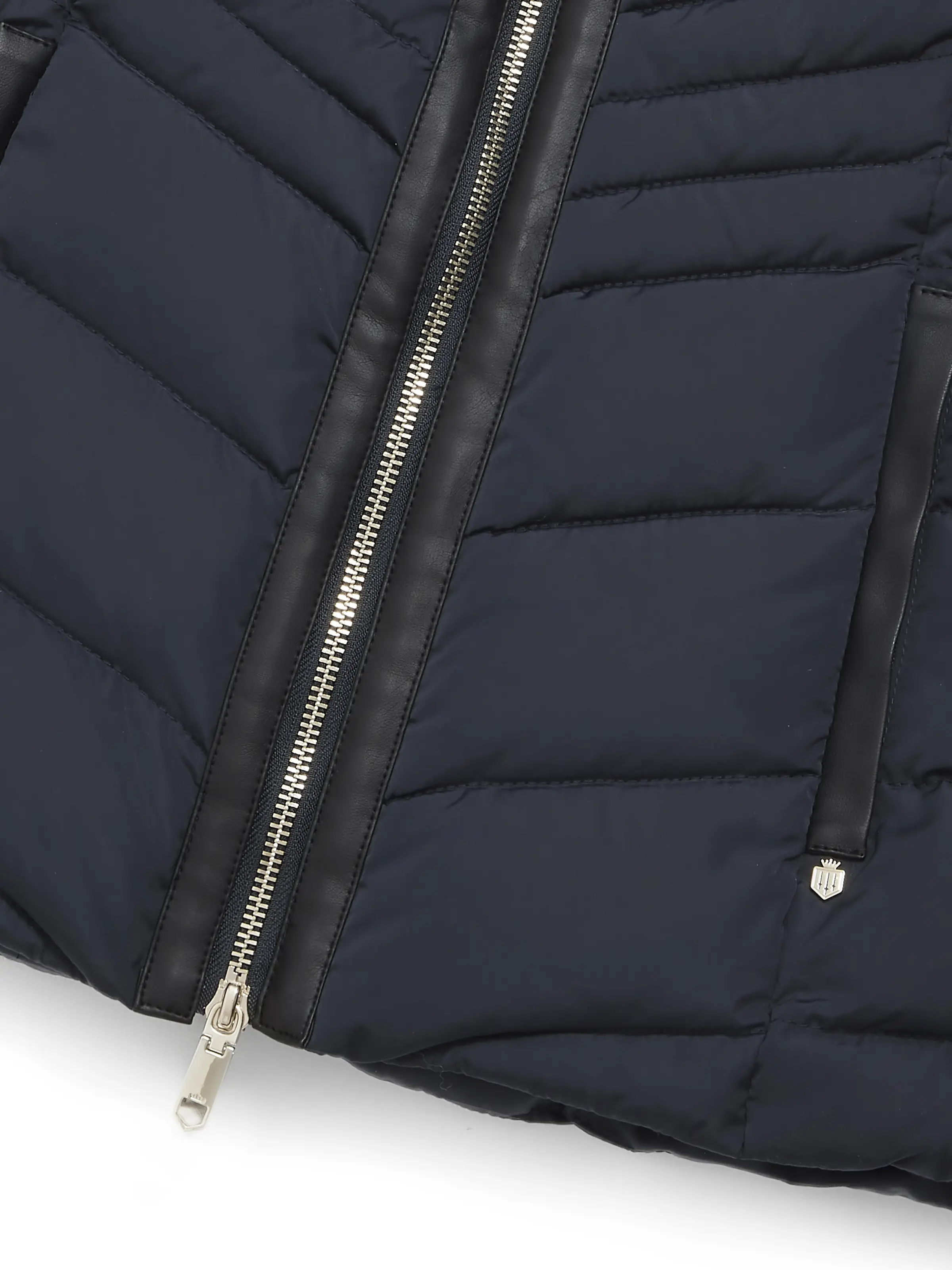 Pippa Padded Gilet - Navy - Image 4
