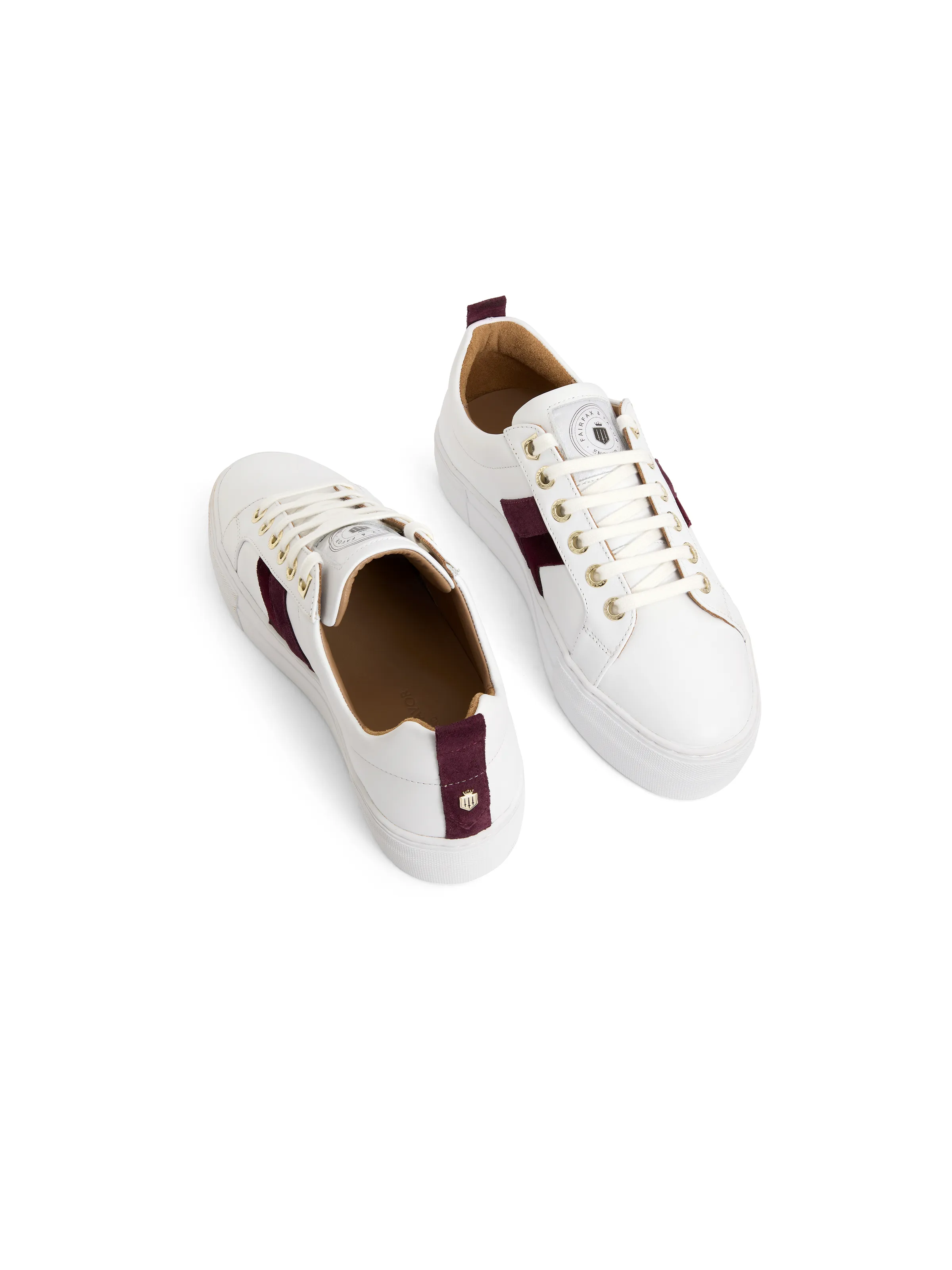 Platform Alexandra - White - Elderberry Suede - Image 5