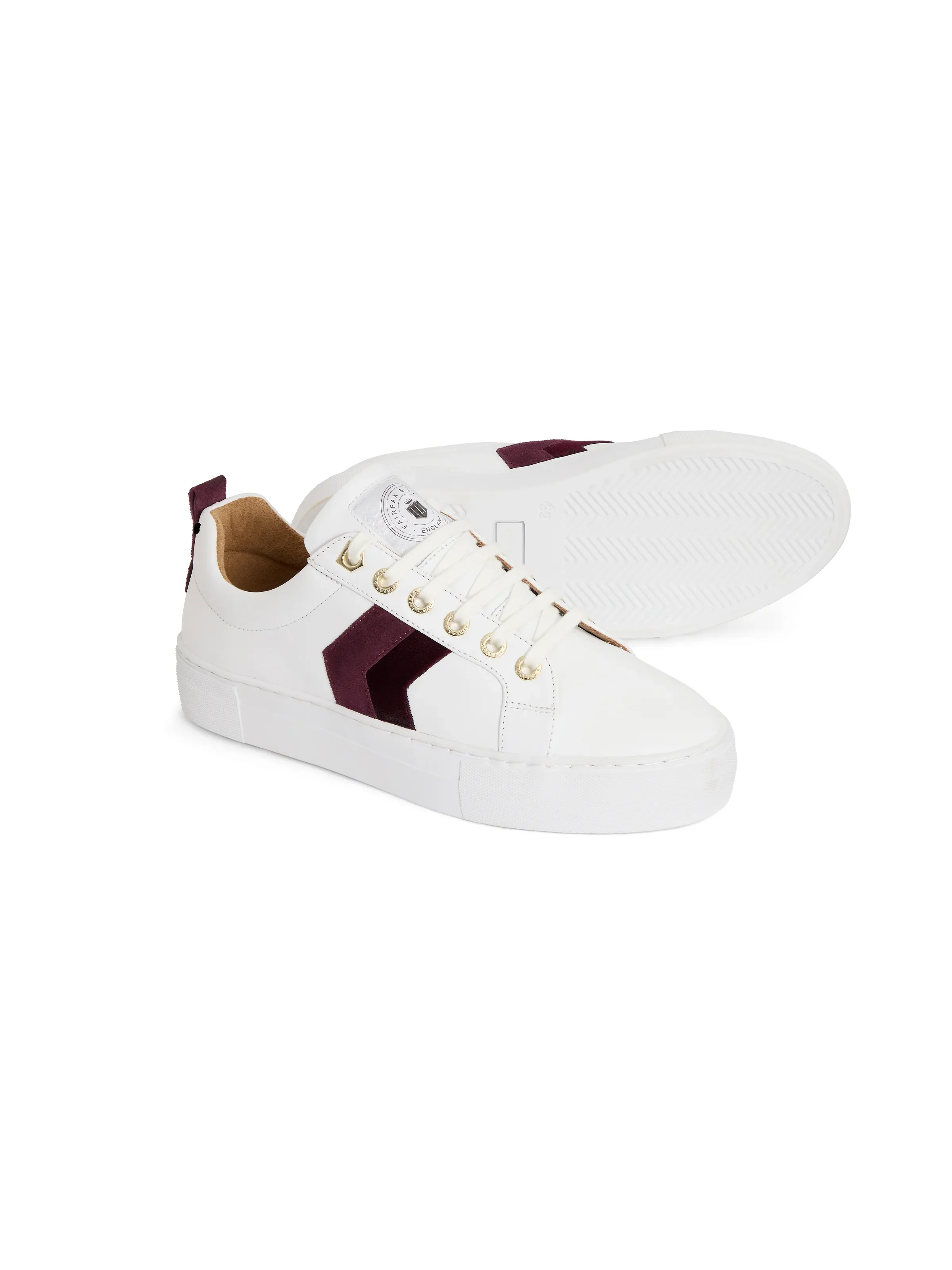 Platform Alexandra - White - Elderberry Suede - Image 6