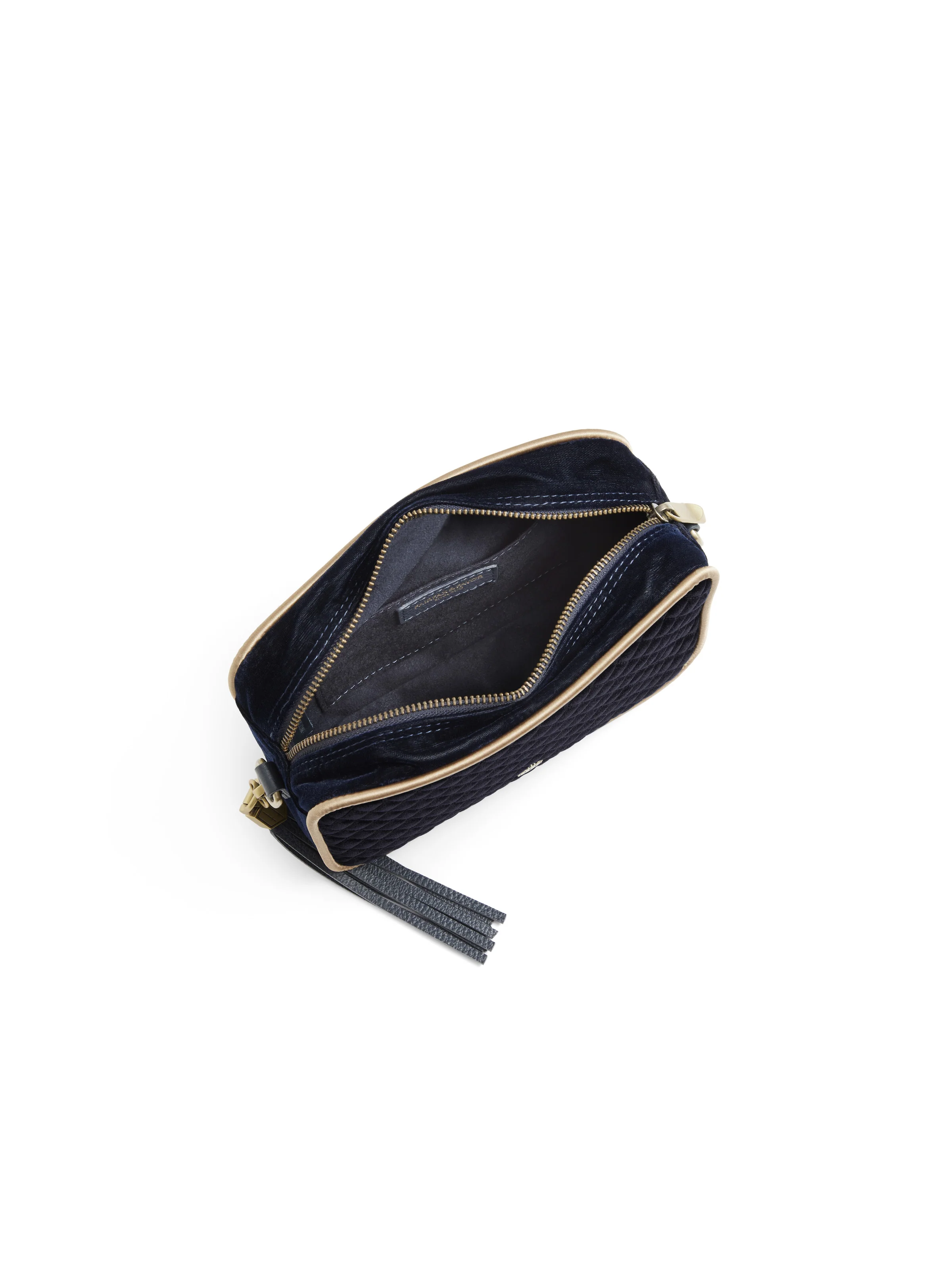 Finsbury - Quilted Navy Velvet - Image 4
