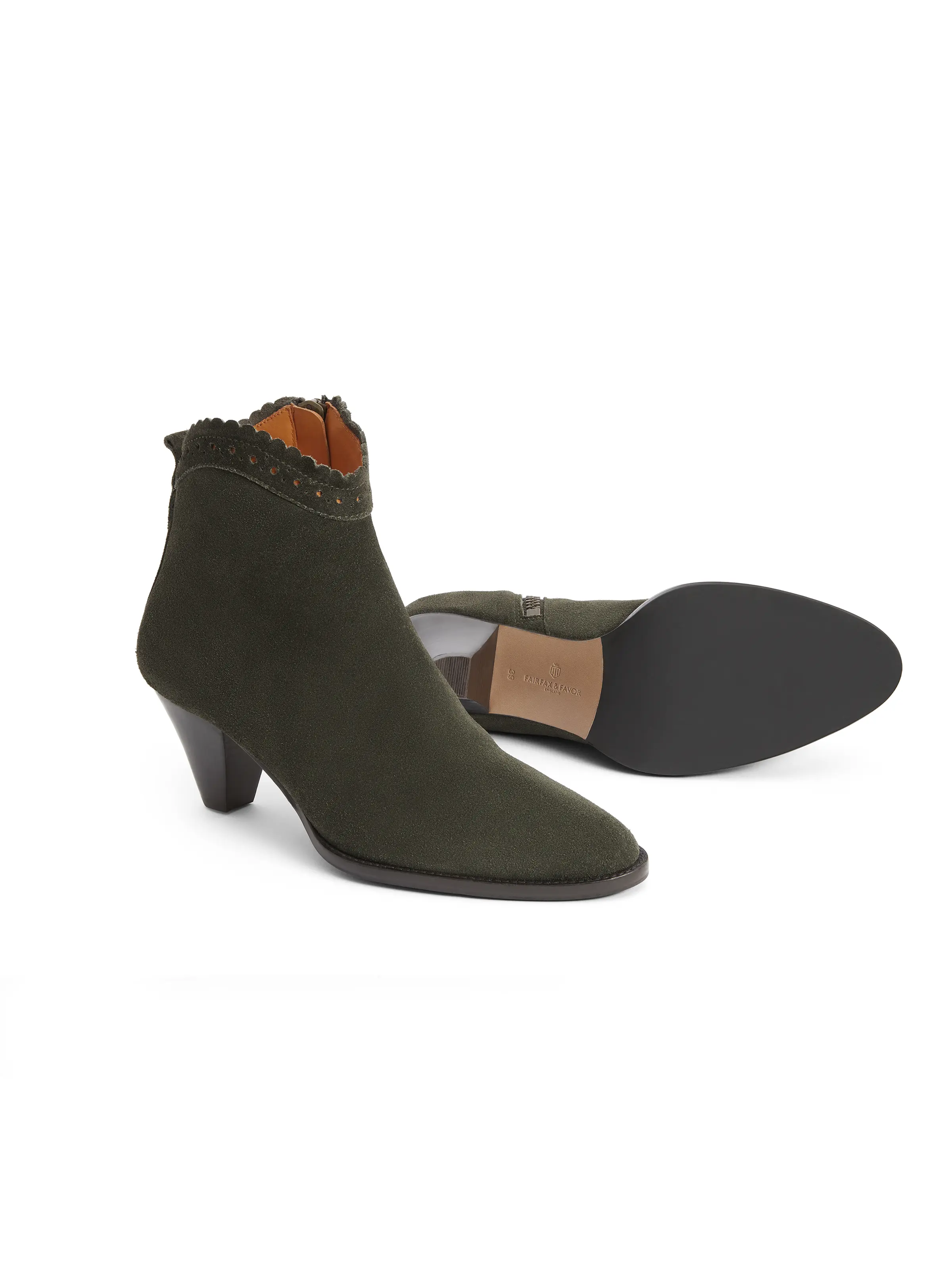 Regina Ankle Boot - Moss Green - Image 4