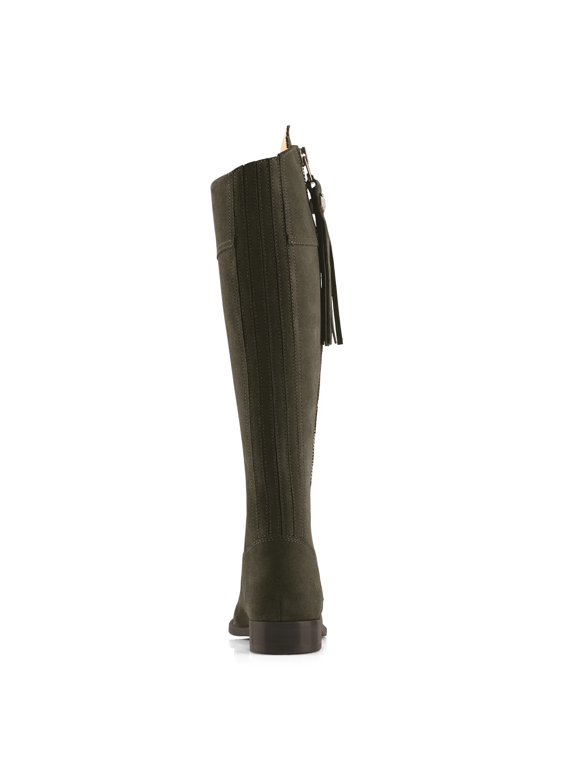 Regina (Narrow Fit) - Moss Green Suede - Image 4