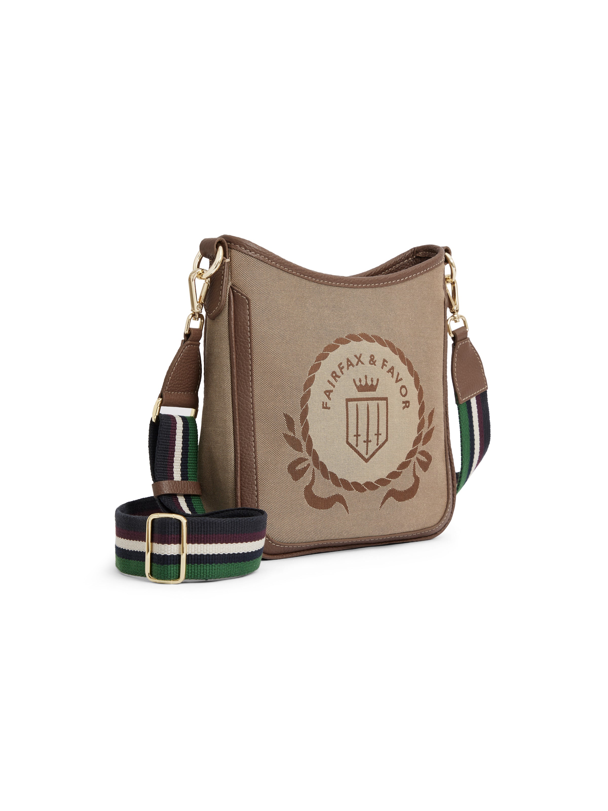 Richmond Messenger Bag - Jacquard Taupe - Image 4
