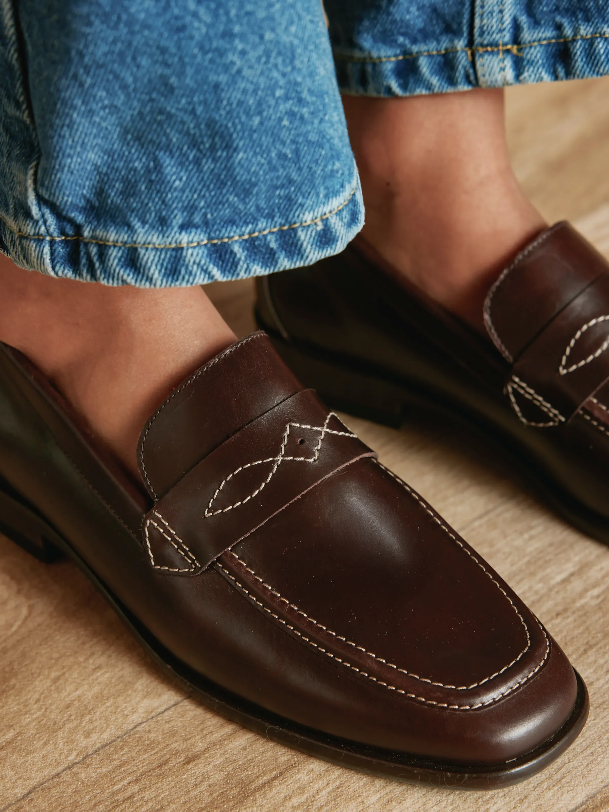 Rockingham Loafer - Mahogany Leather - Image 6