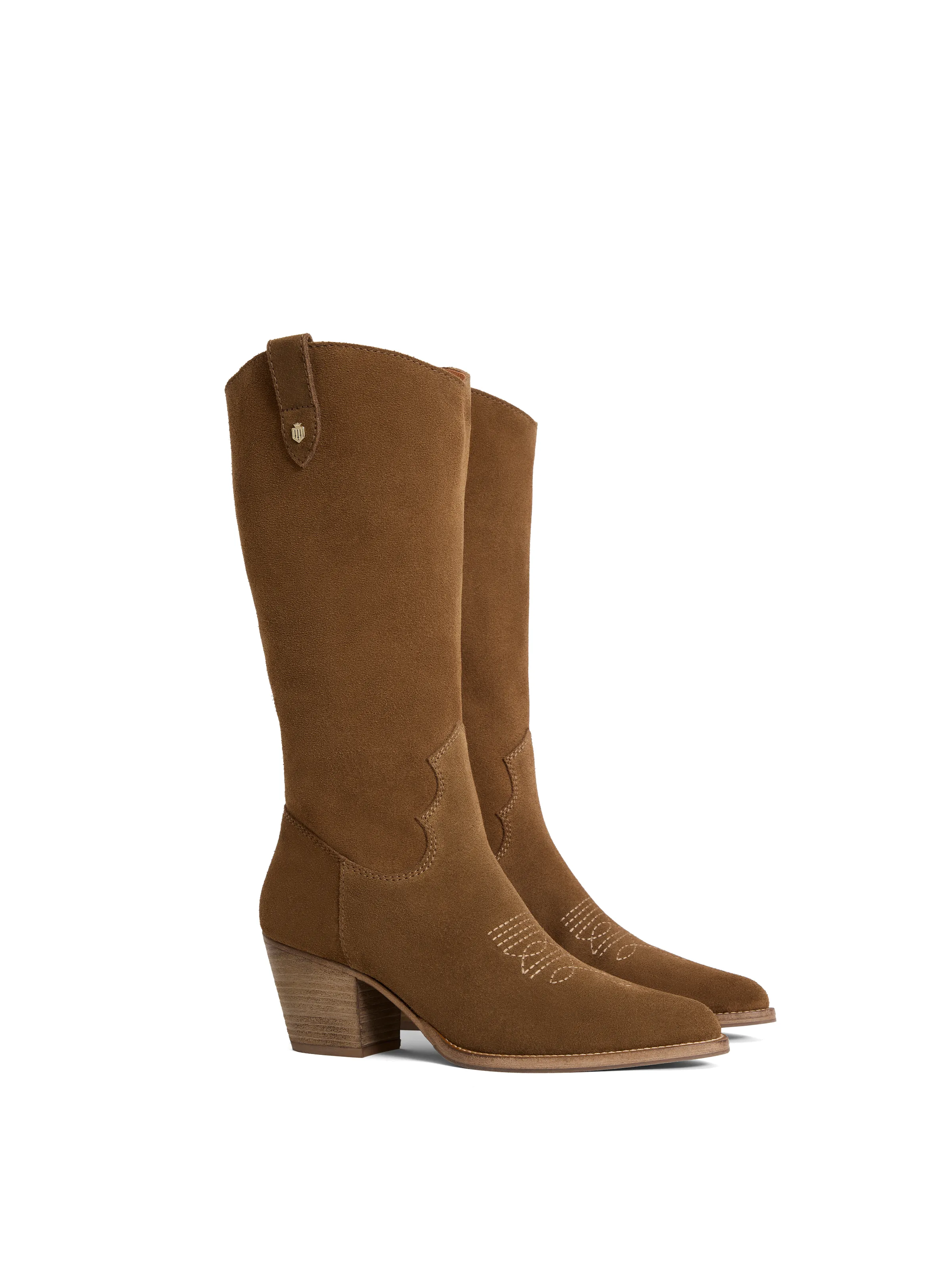 Rockingham Mid Calf - Tan Suede - Image 3