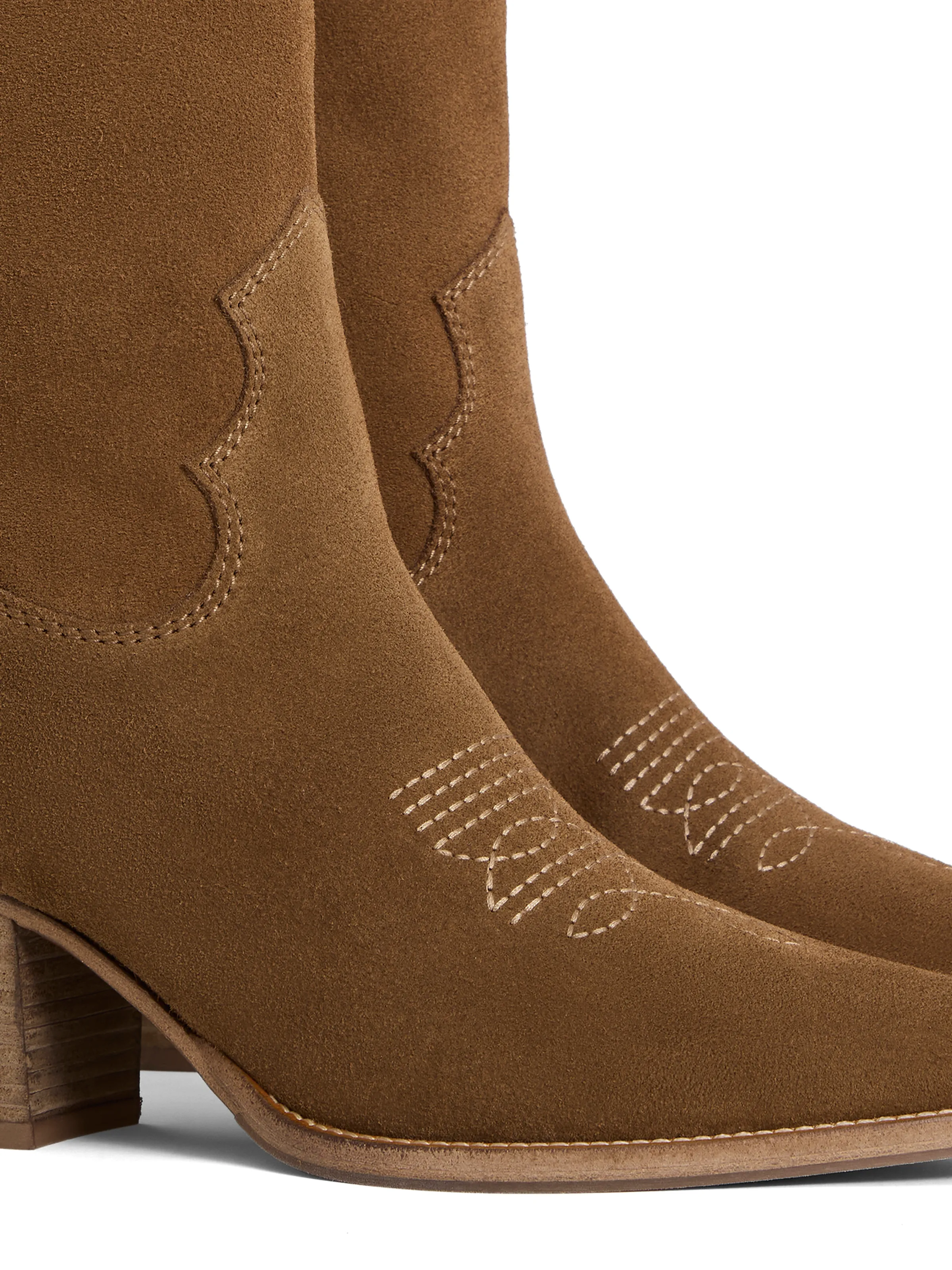Rockingham Mid Calf - Tan Suede - Image 5