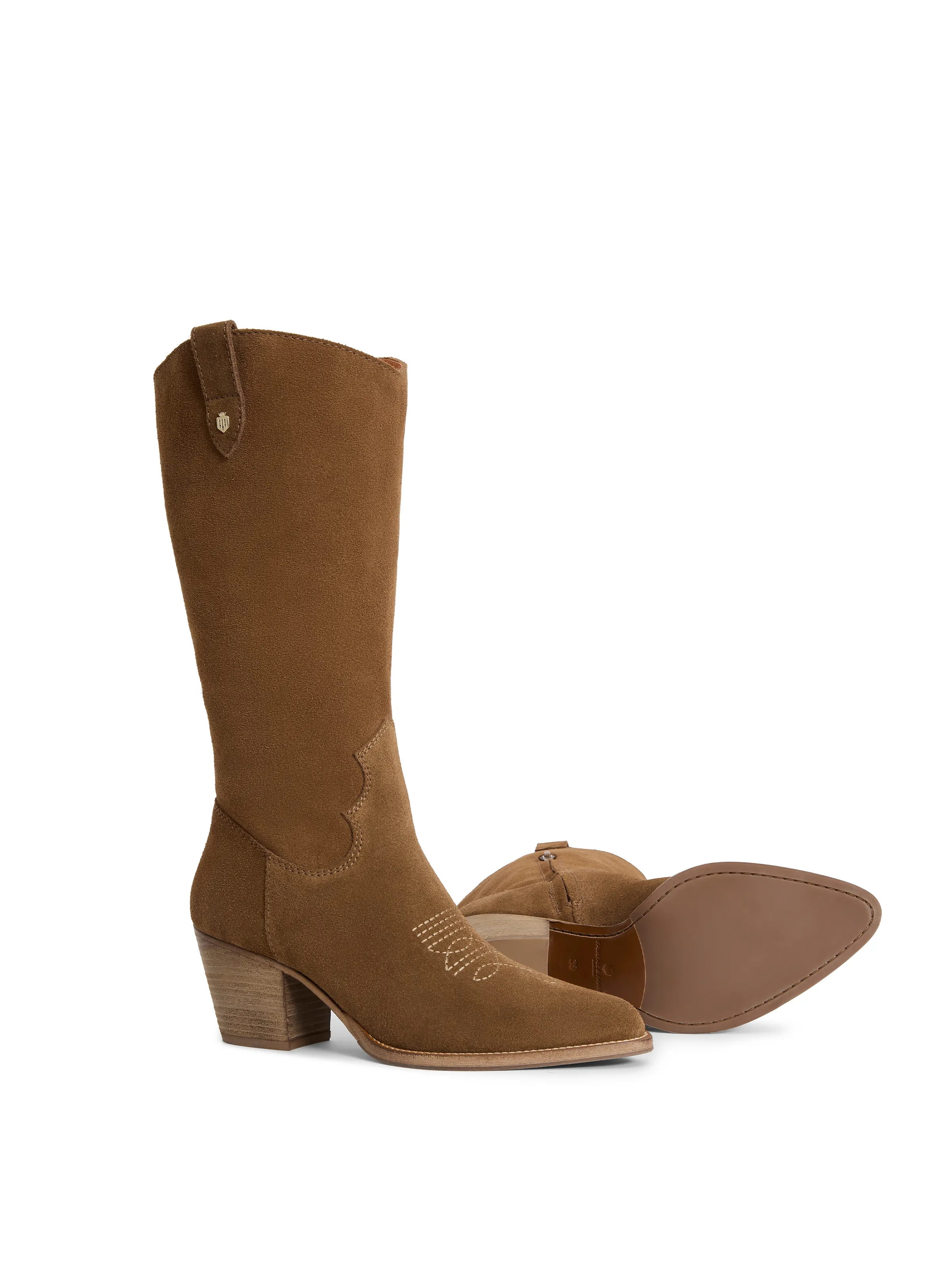 Rockingham Mid Calf - Tan Suede - Image 7