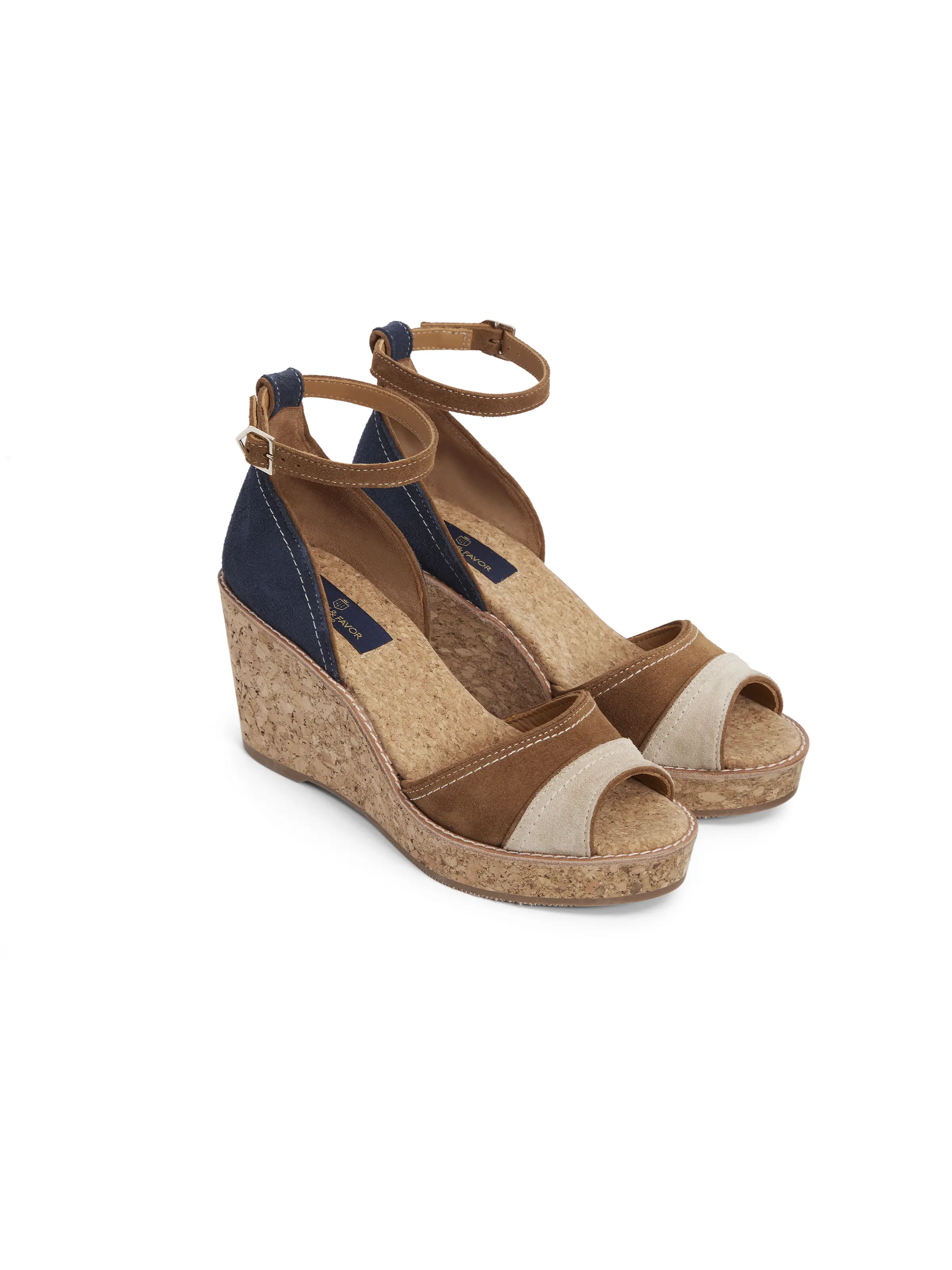 Santorini Mid Wedge - Tri-Colour - Image 3
