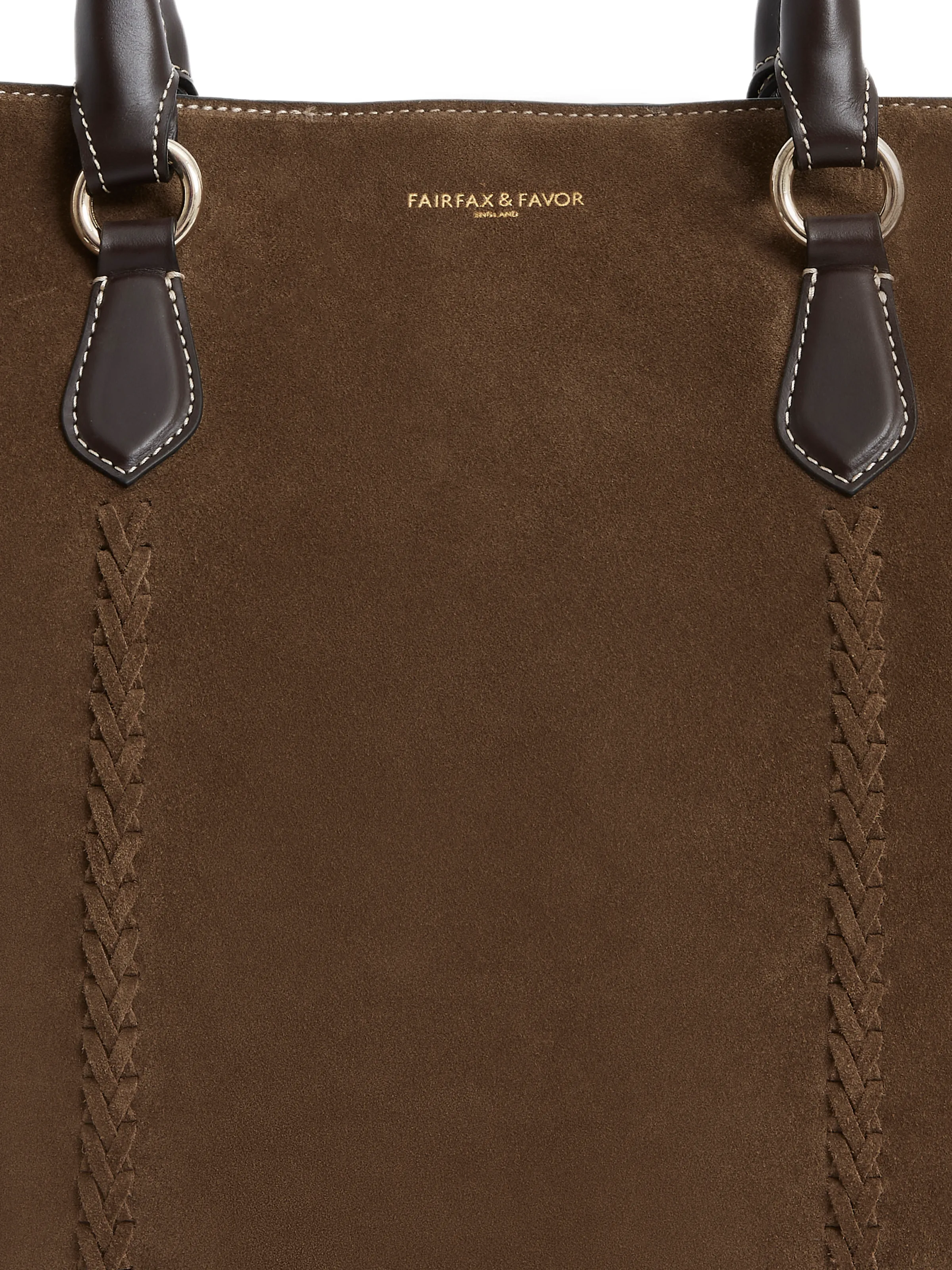 Seville Tote - Dark Taupe Suede - Image 6