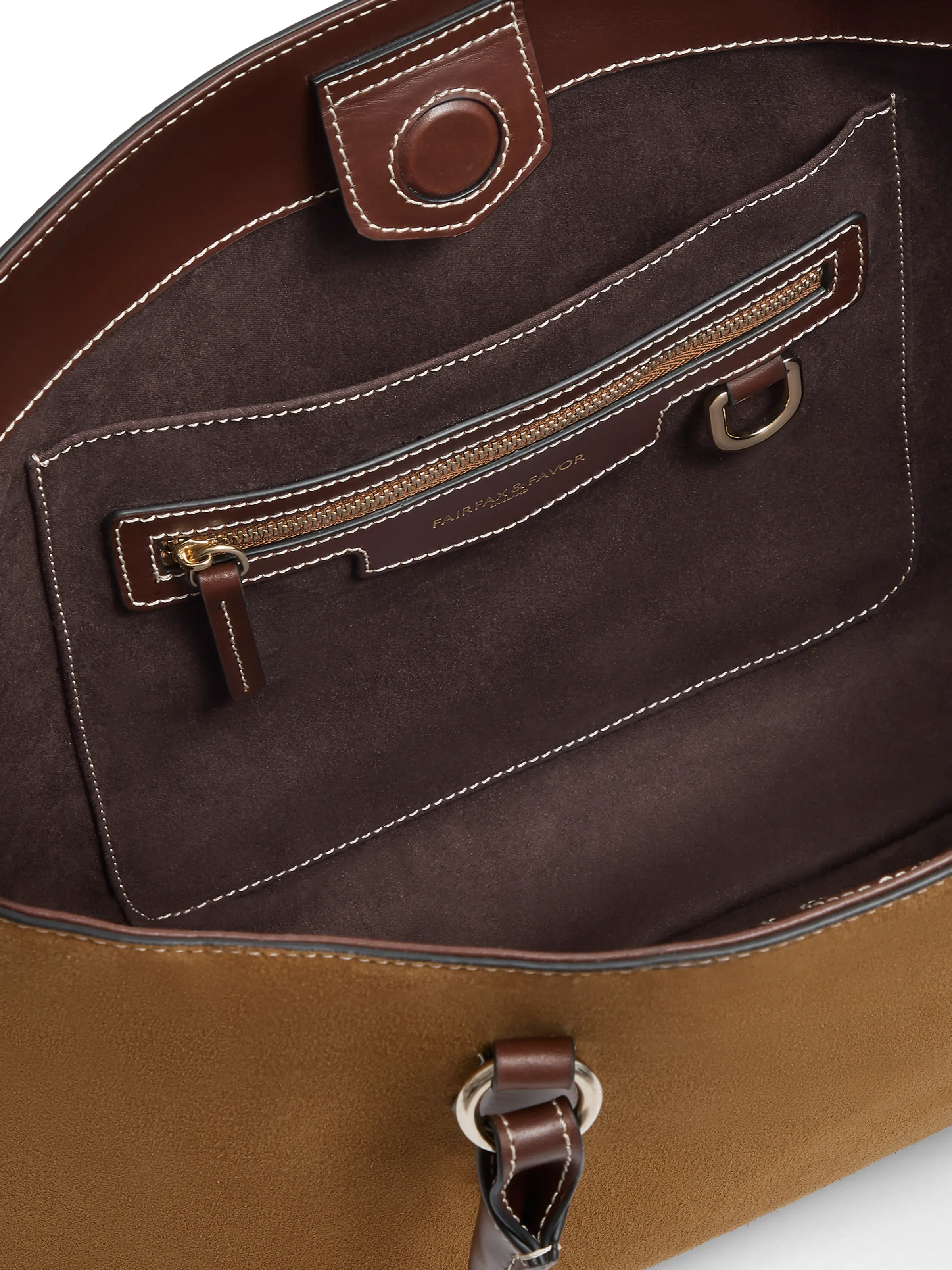 Seville Tote - Tan Suede - Image 5