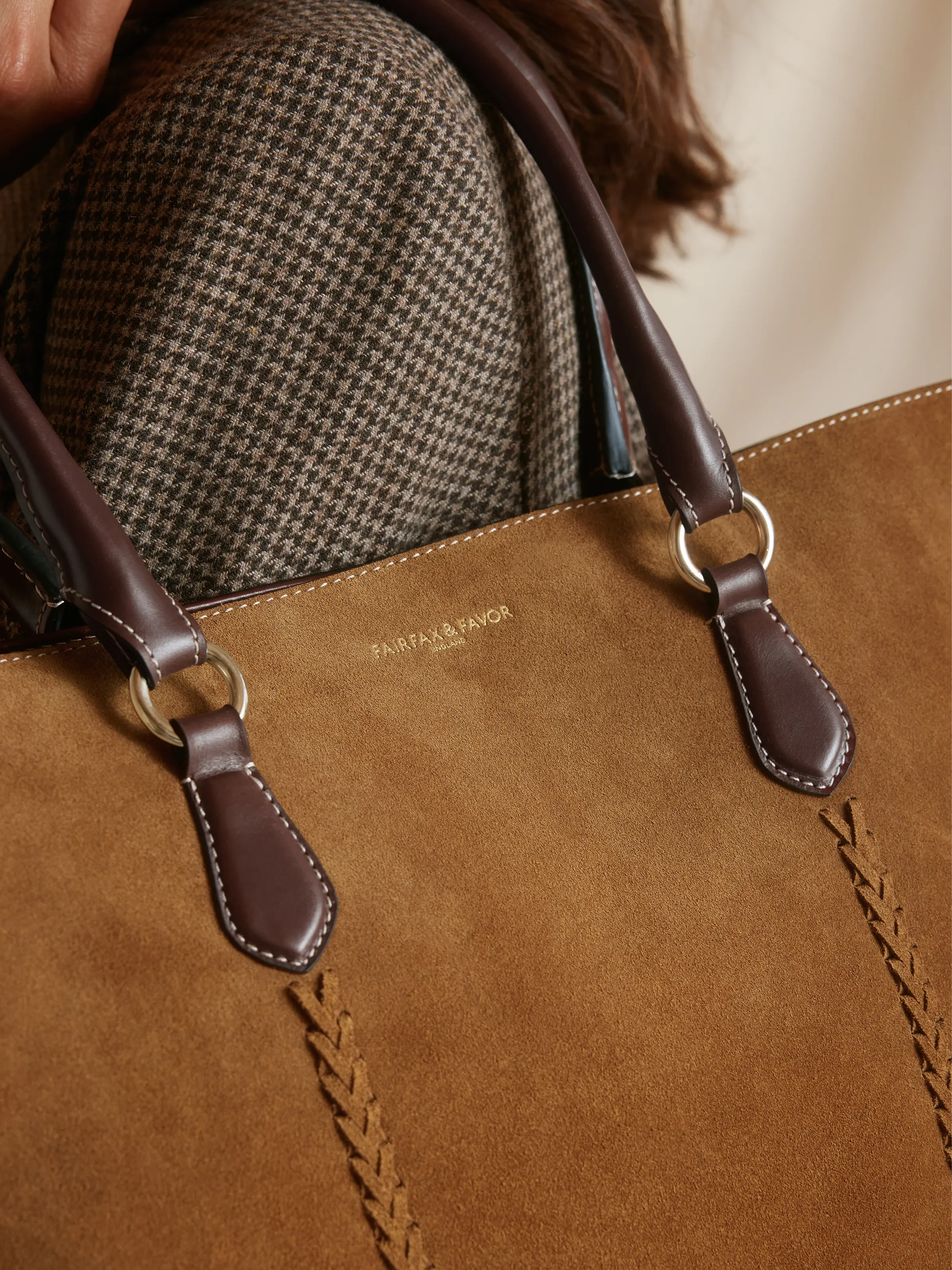 Seville Tote - Tan Suede - Image 6