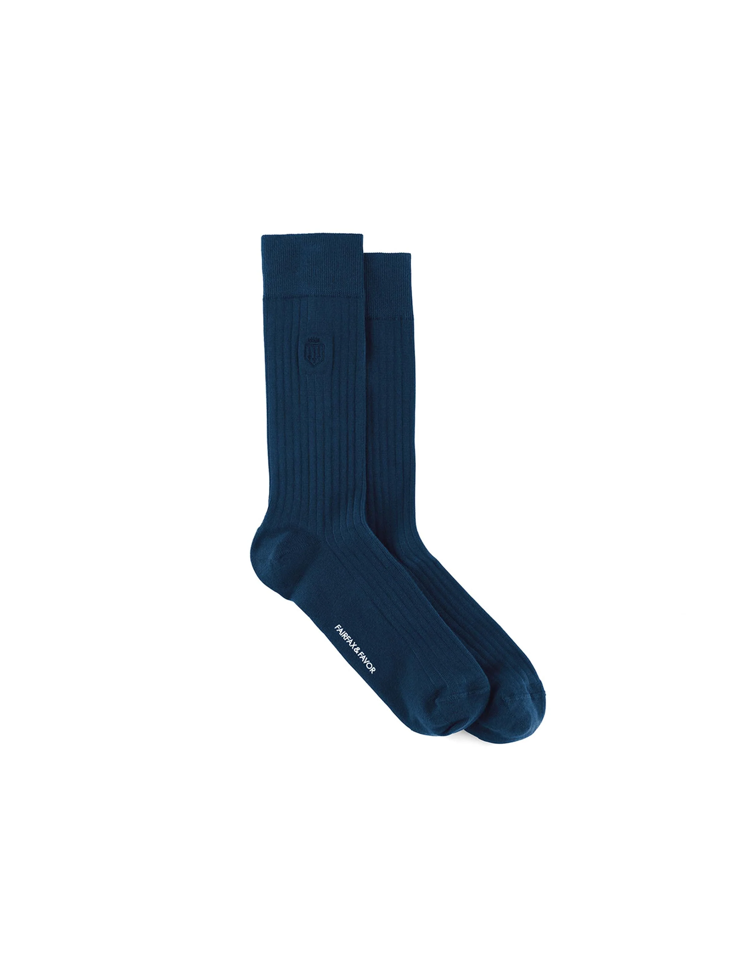 Signature Mens Sock, Navy Blue