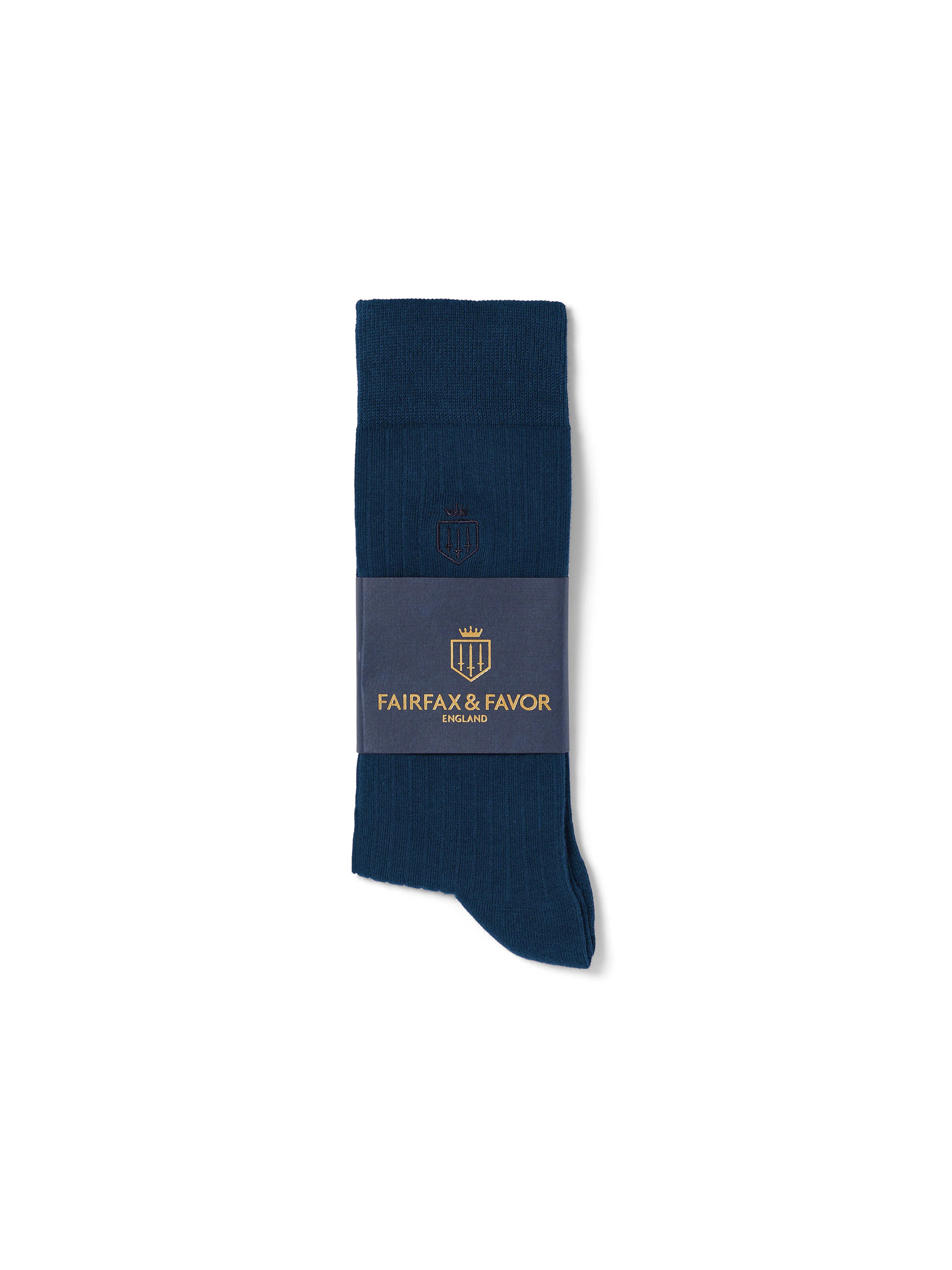 Signature Mens Sock, Navy Blue - Image 2